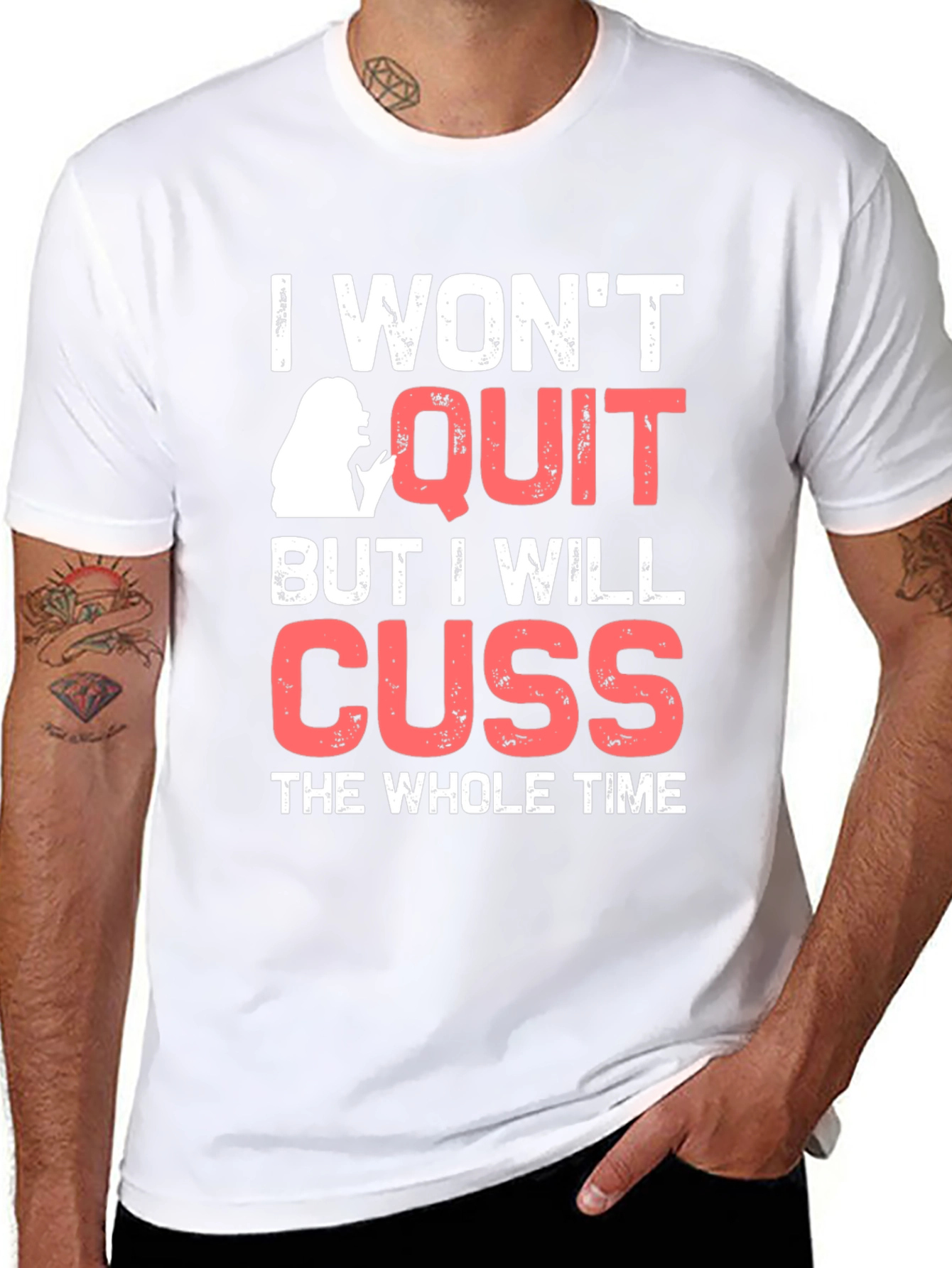 Funny Sarcastic I Wont Quit Graphic Tee