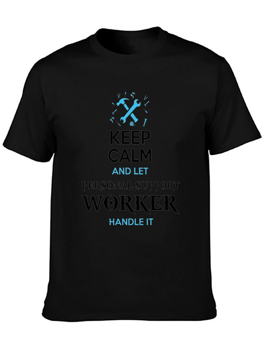 Keep Calm Personal Support Worker T-Shirt