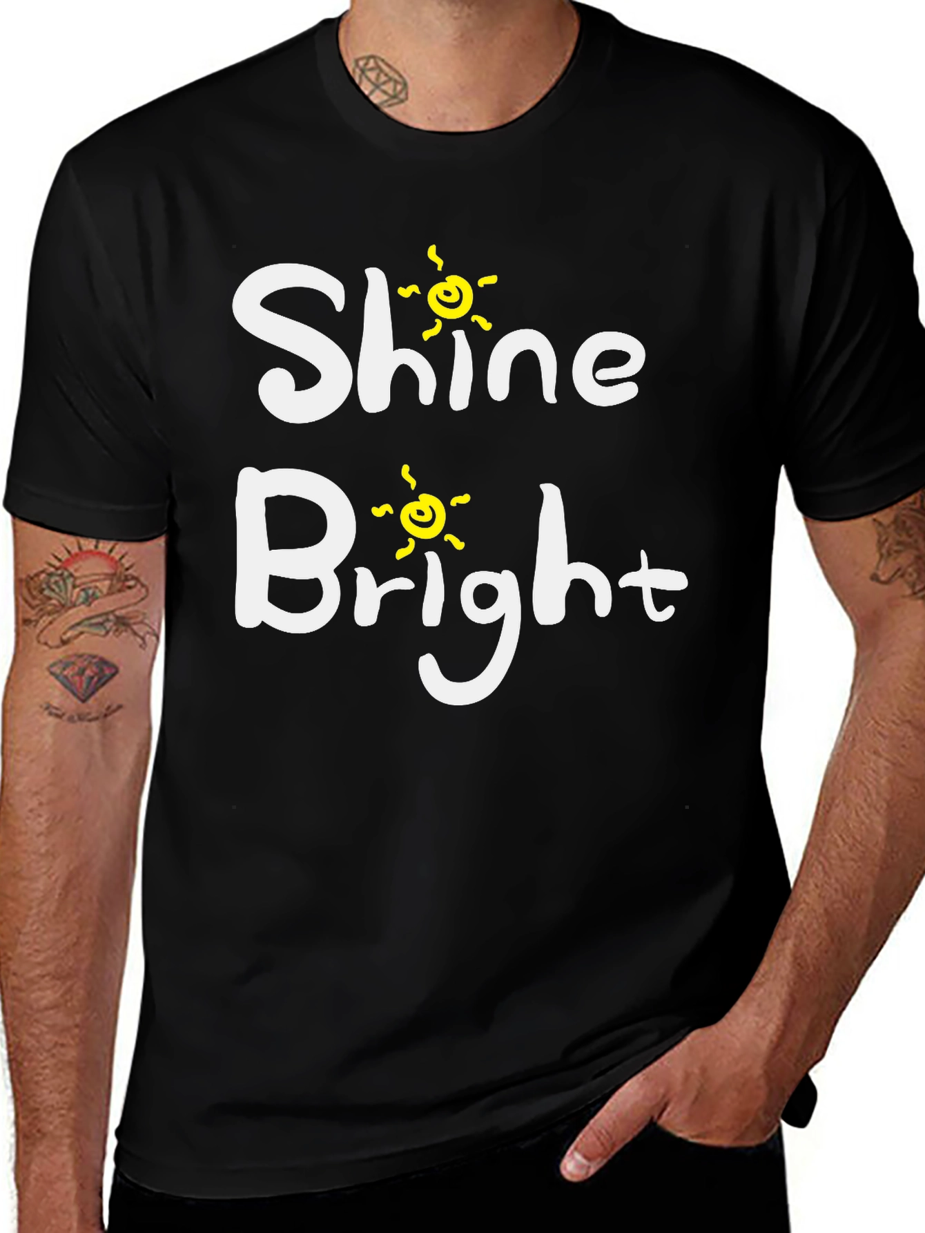 Shine Bright Graphic Print T-Shirt