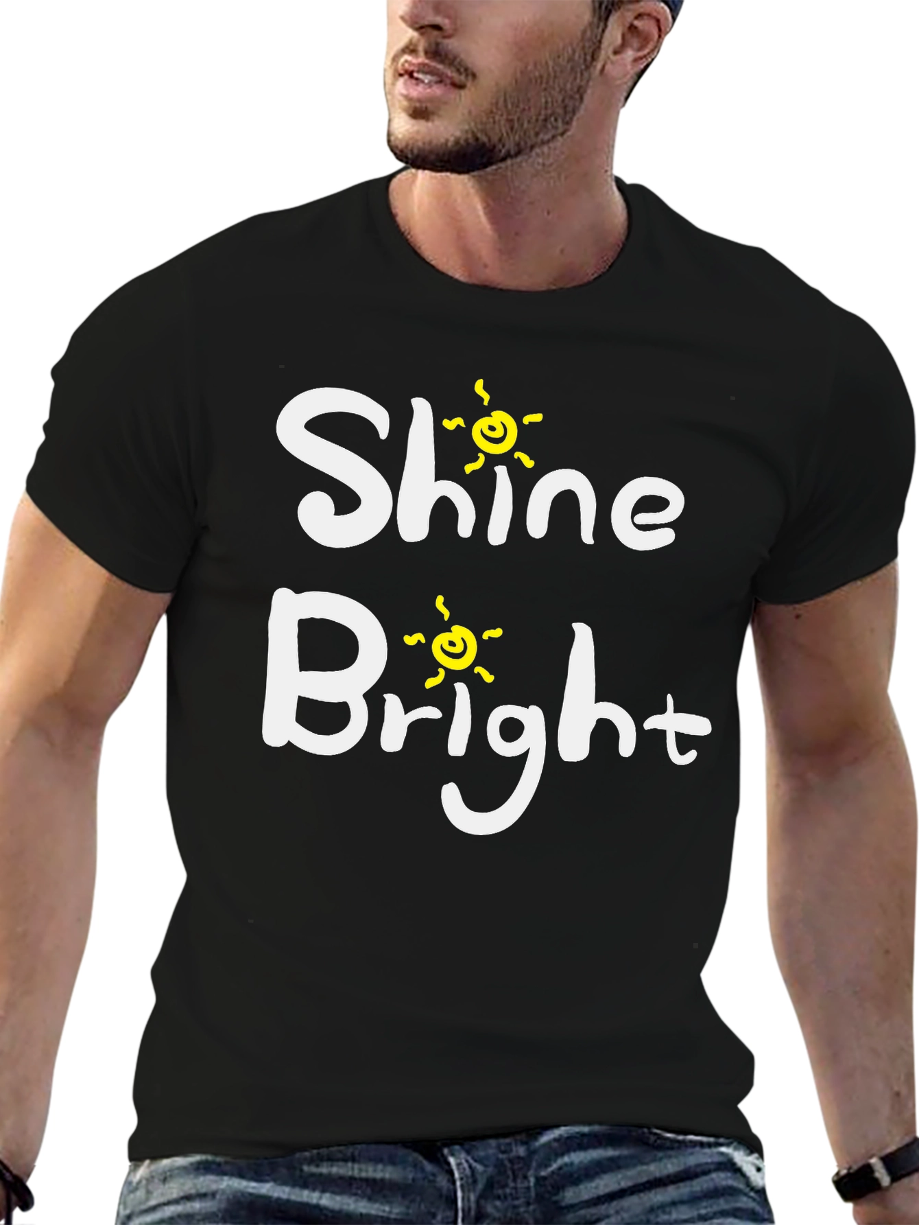 Shine Bright Graphic Print T-Shirt