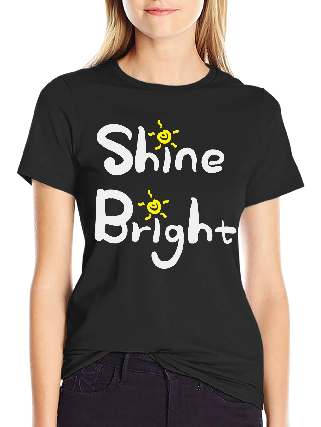 Shine Bright Graphic Print T-Shirt