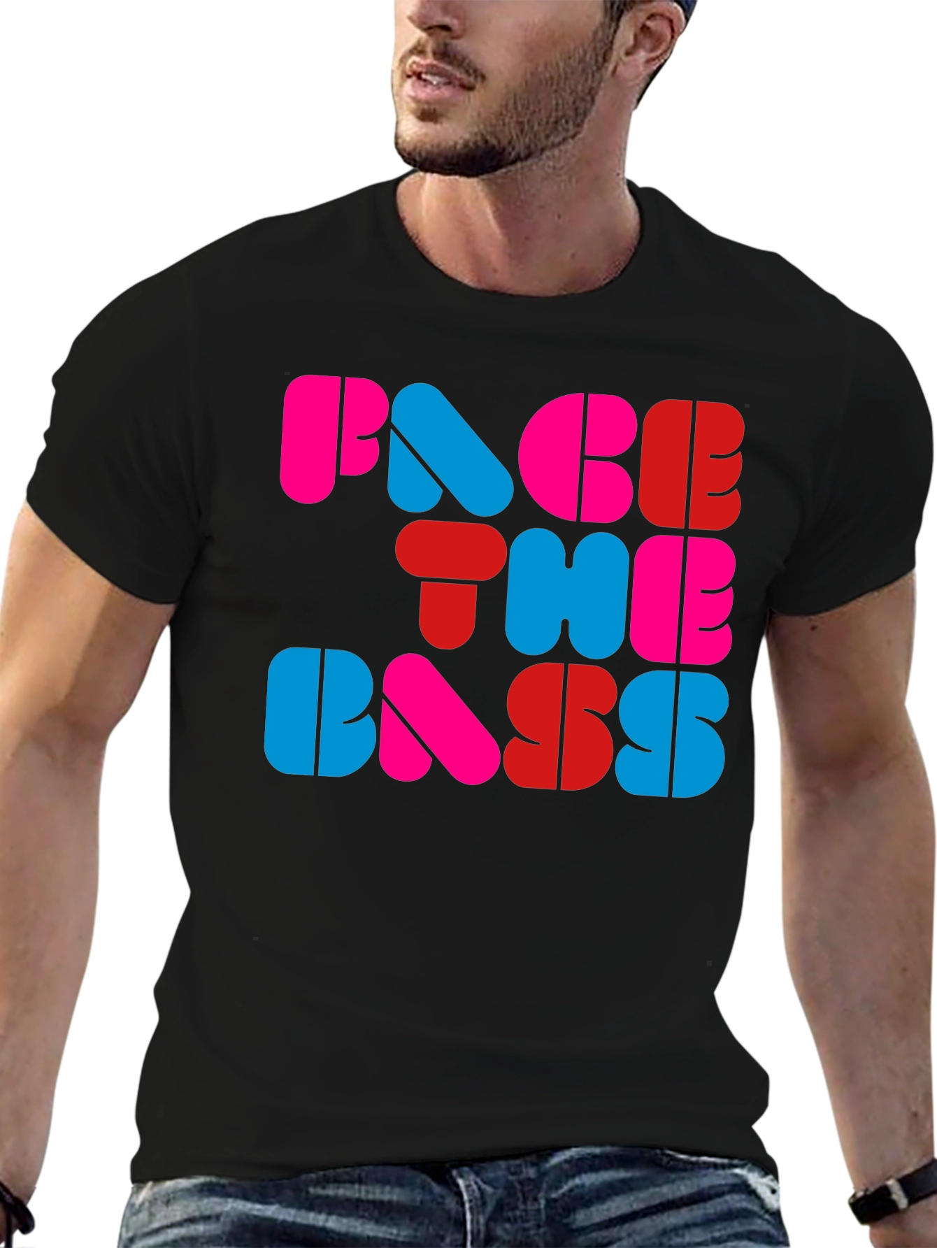 Face The Bass Graphic T-Shirt - Bold Style