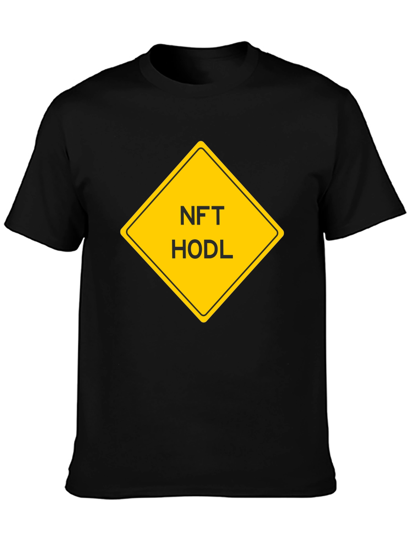 NFT HODL Black T-Shirt - Crypto Investor Apparel