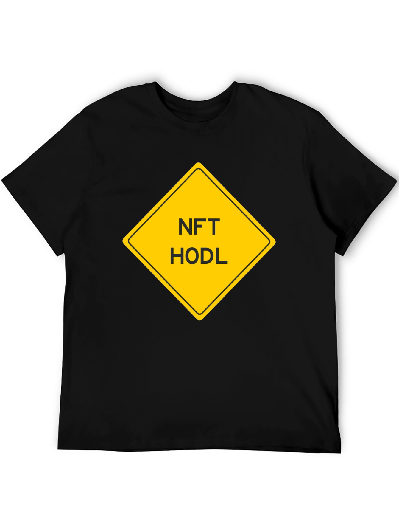 NFT HODL Black T-Shirt - Crypto Investor Apparel