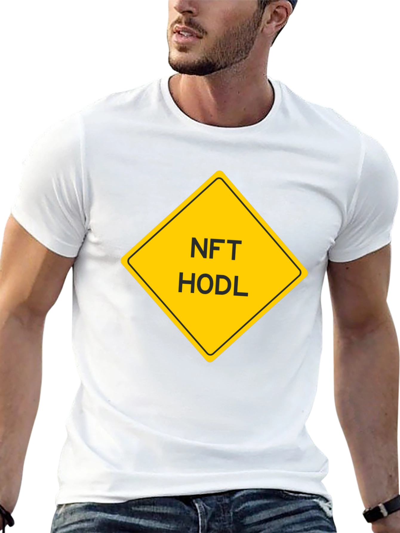 NFT HODL Black T-Shirt - Crypto Investor Apparel