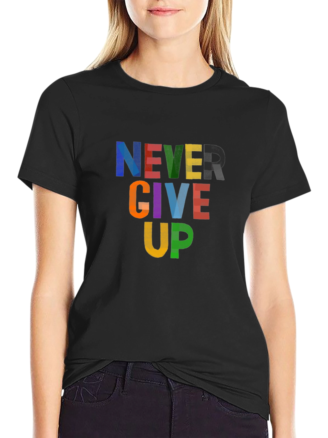 Never Give Up Graphic Tee