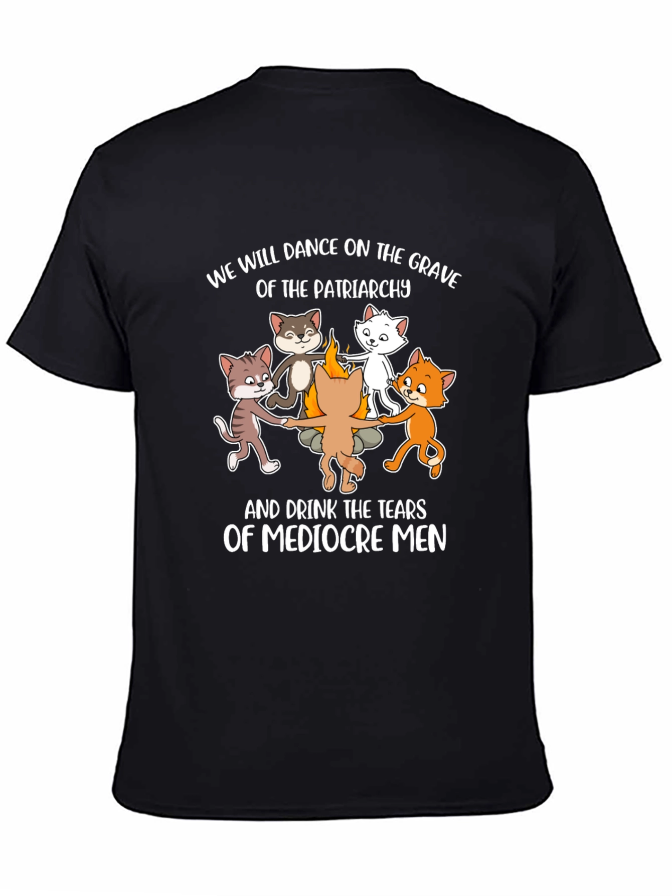 Feminist Cats Dancing Graphic Tee