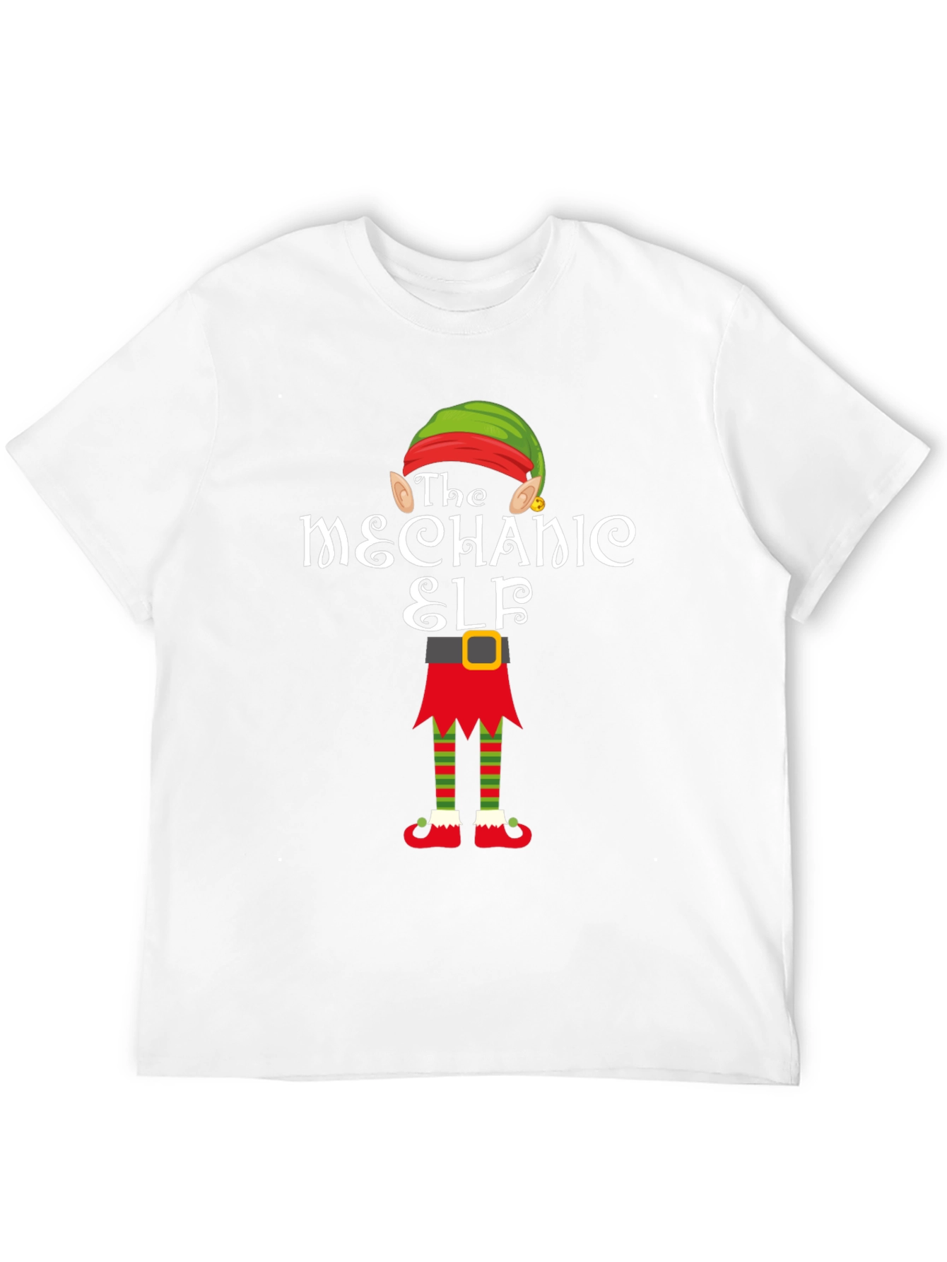 The Mechanic Elf T-Shirt - Holiday Humor