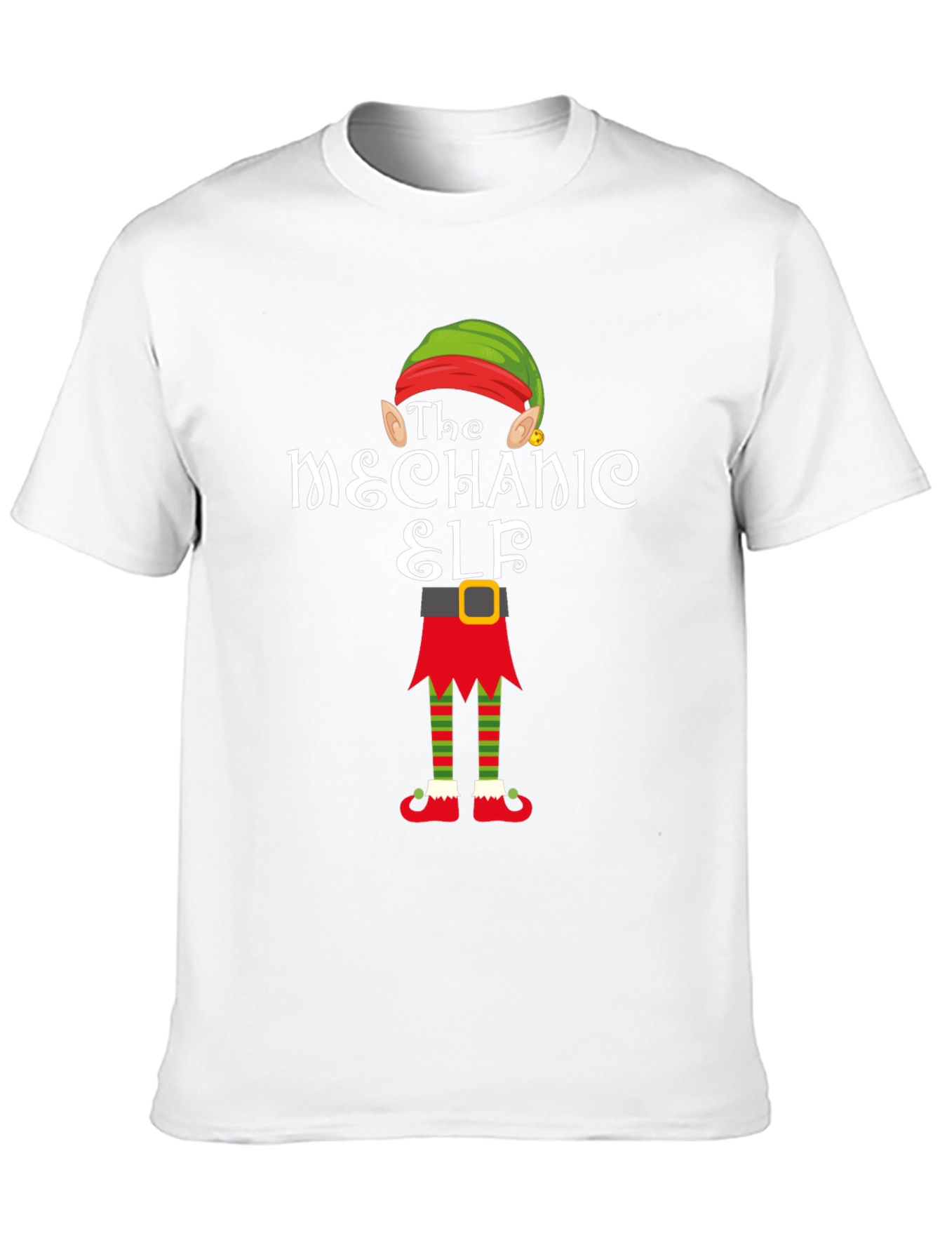 The Mechanic Elf T-Shirt - Holiday Humor