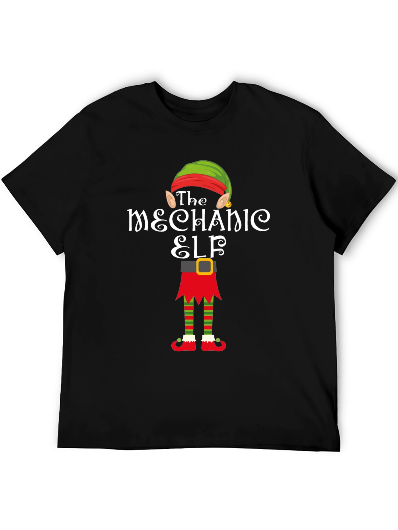 The Mechanic Elf T-Shirt - Holiday Humor