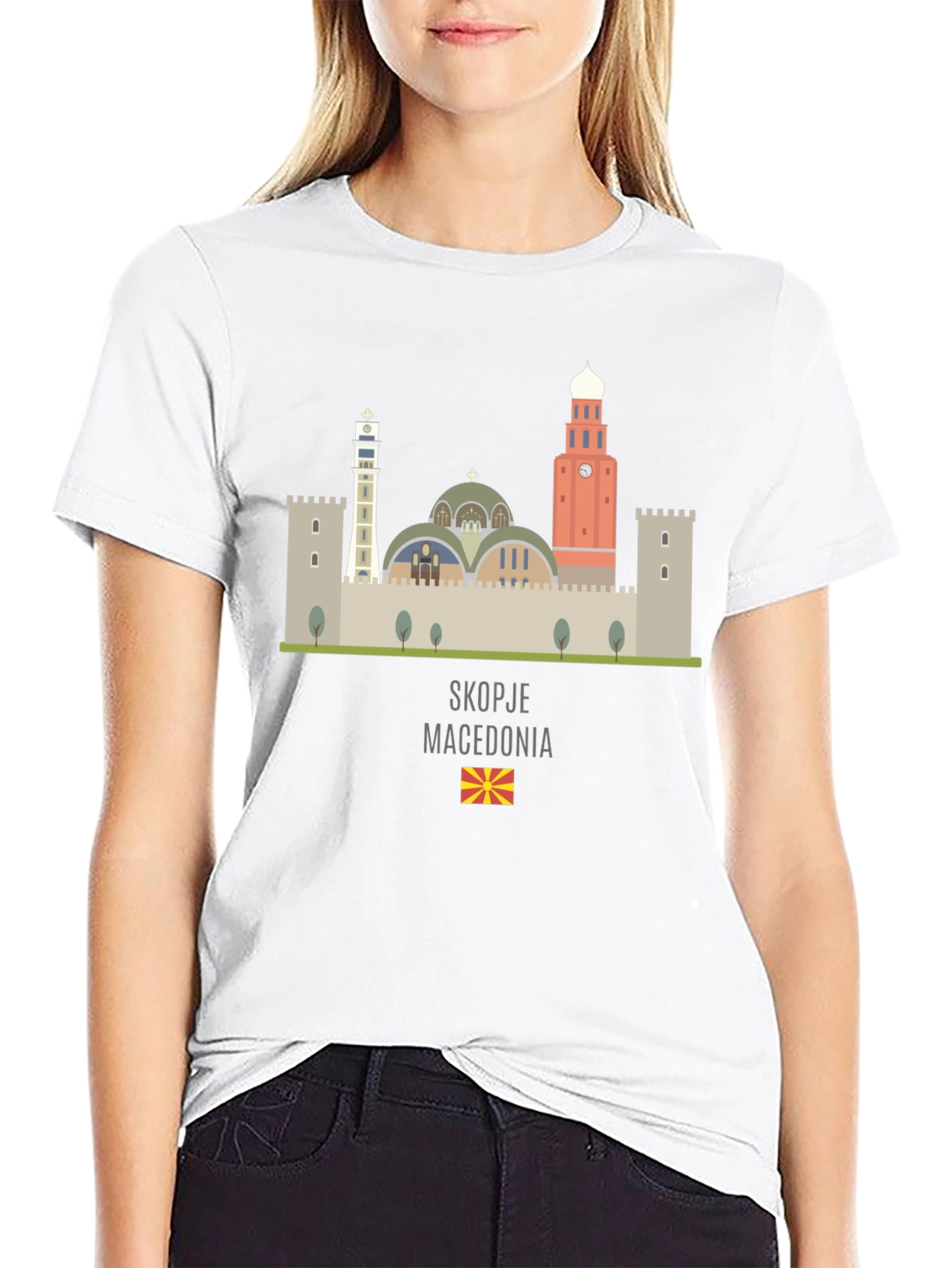 Skopje Macedonia Graphic T-Shirt