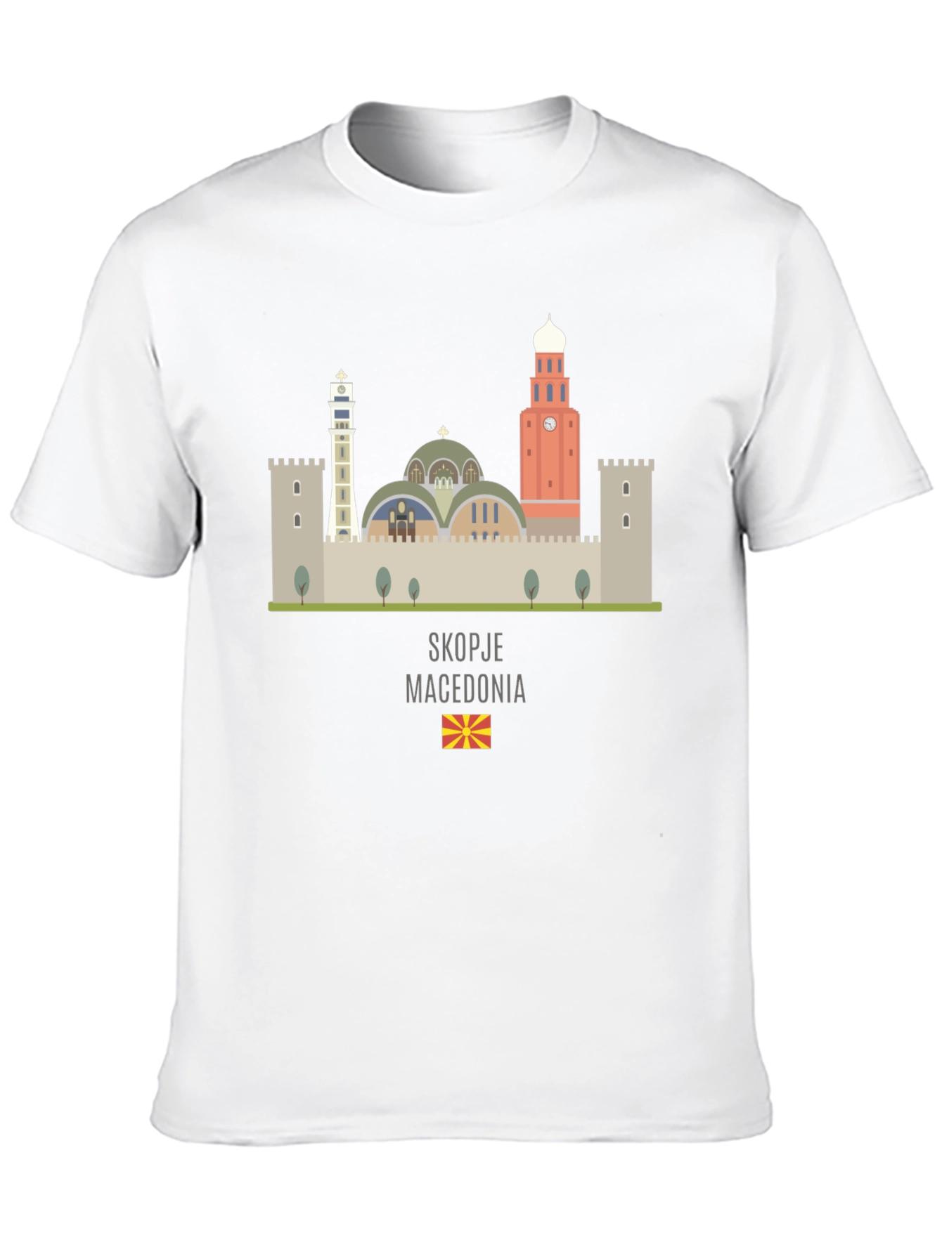 Skopje Macedonia Graphic T-Shirt