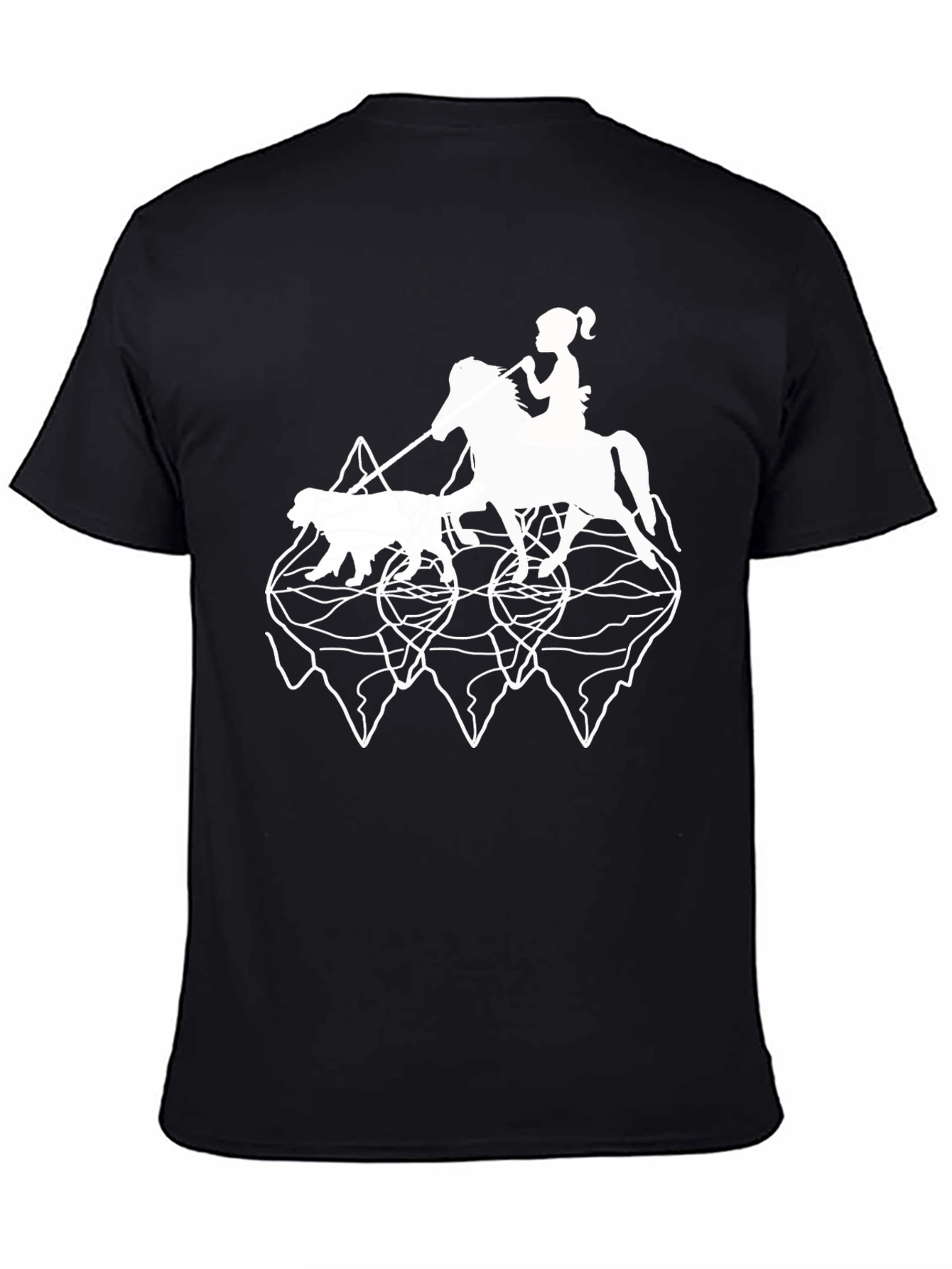 Horse & Dog Graphic T-Shirt