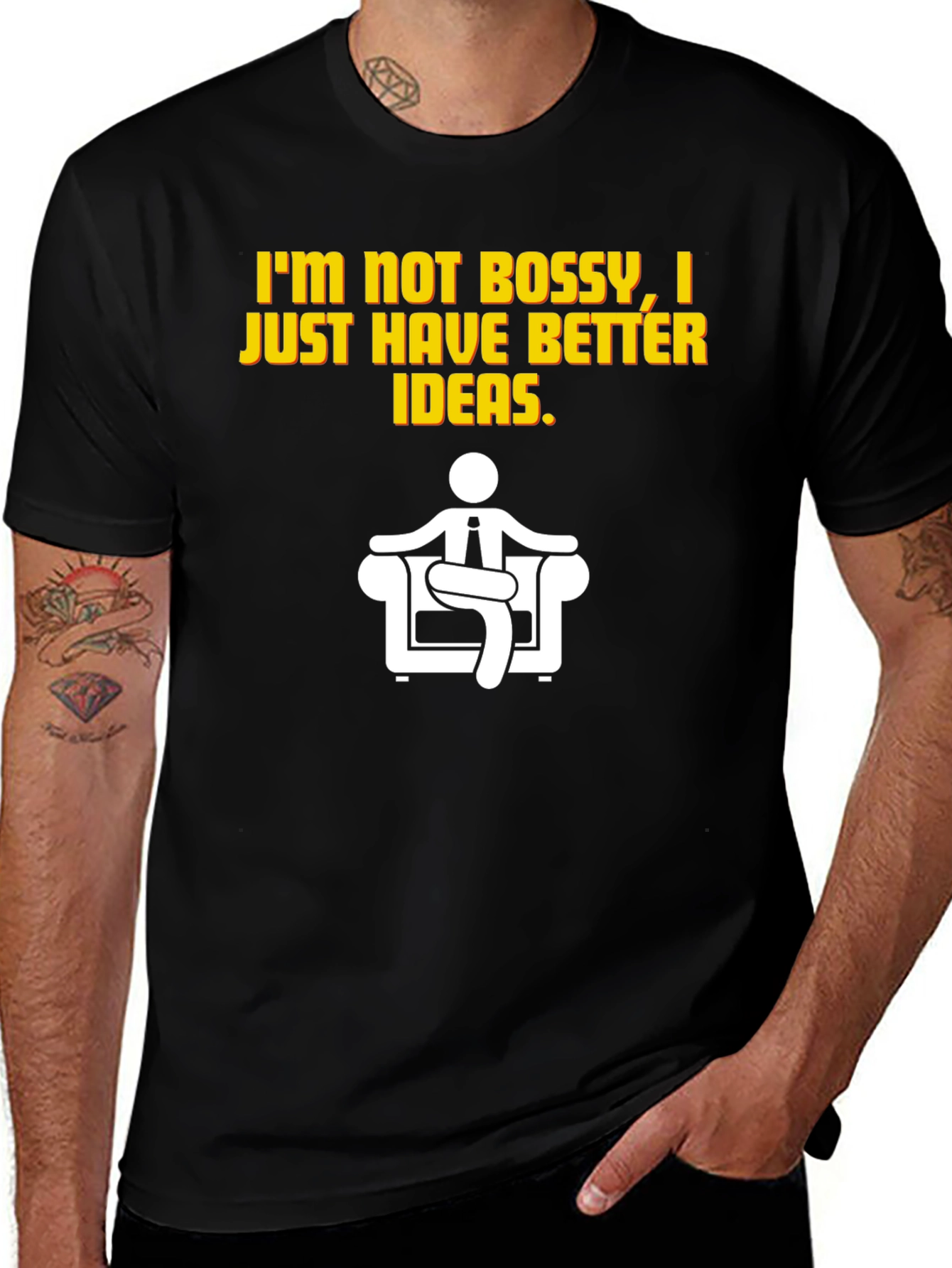 Funny Sarcastic Not Bossy Graphic T-Shirt