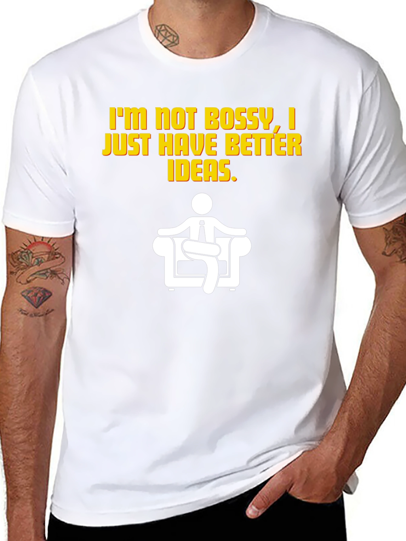 Funny Sarcastic Not Bossy Graphic T-Shirt