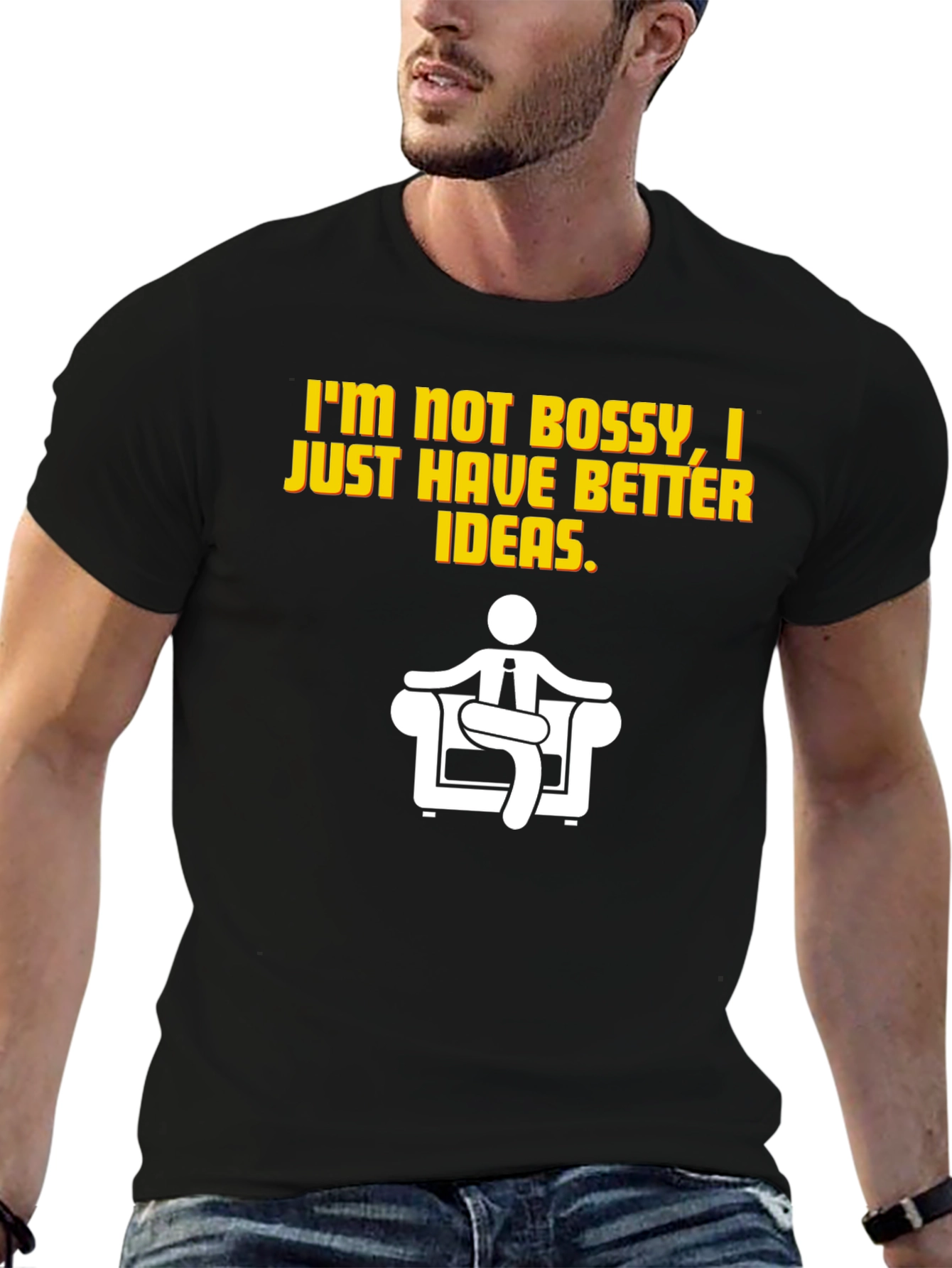 Funny Sarcastic Not Bossy Graphic T-Shirt