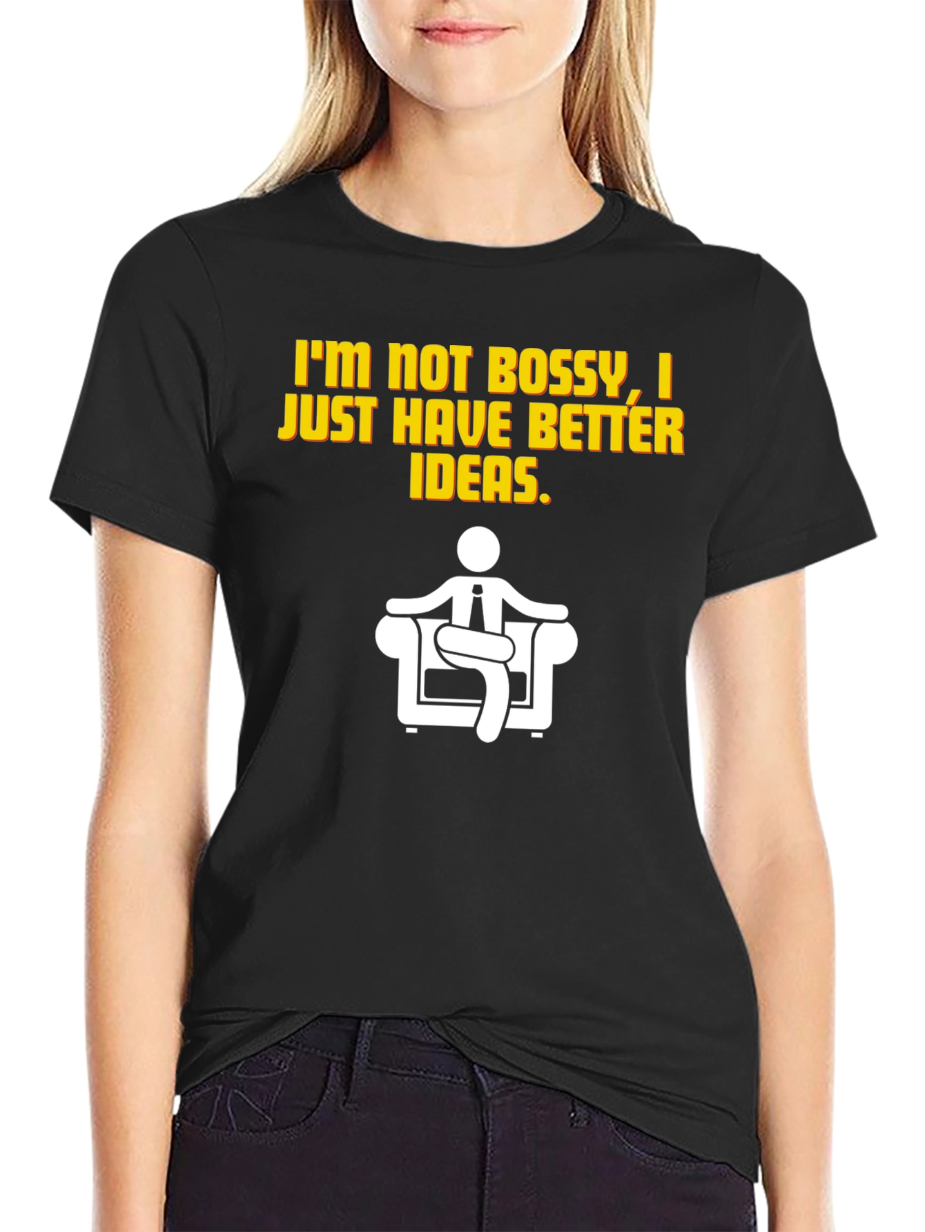 Funny Sarcastic Not Bossy Graphic T-Shirt