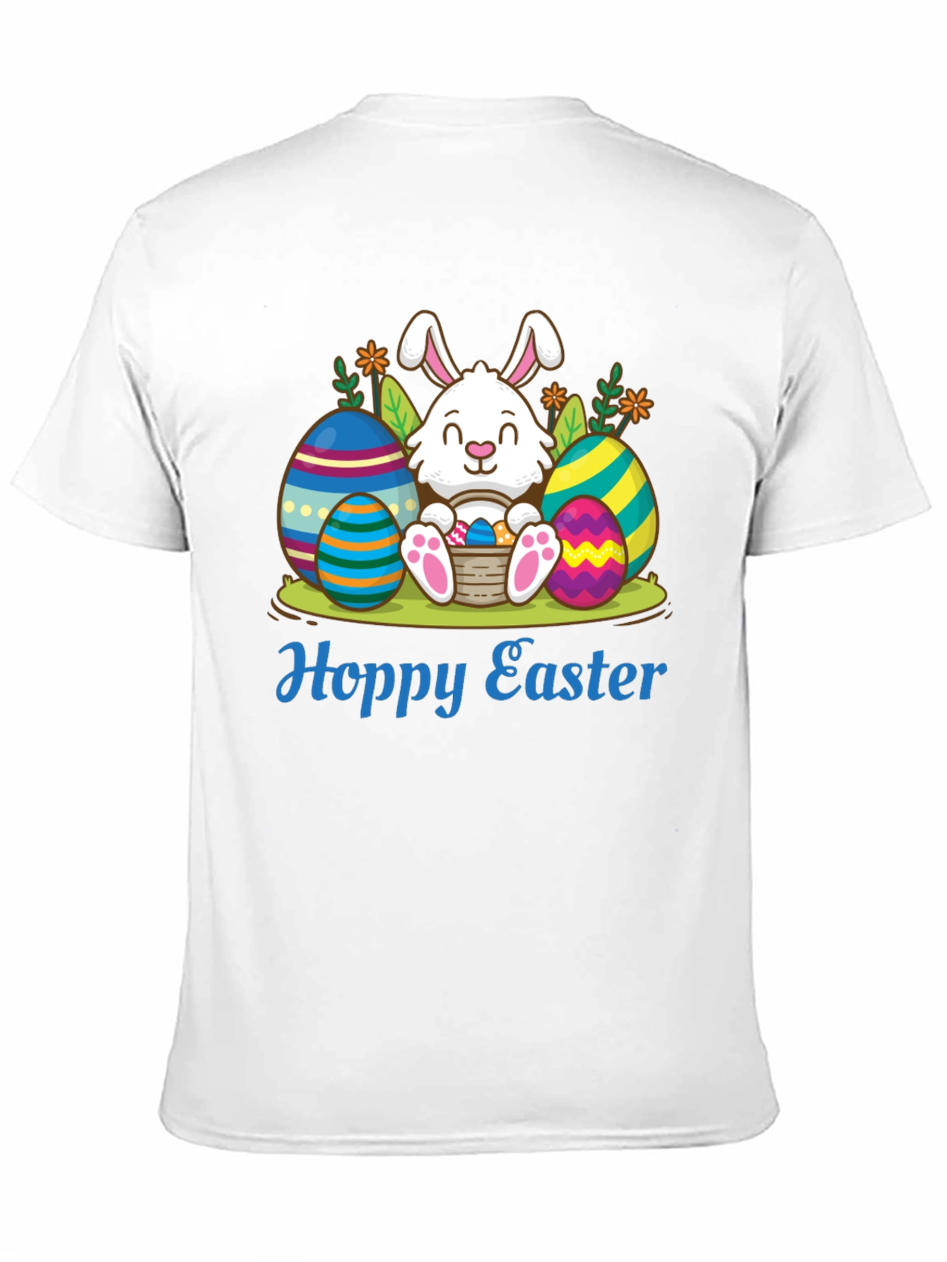 Hoppy Easter Bunny T-Shirt - Cute Holiday Tee