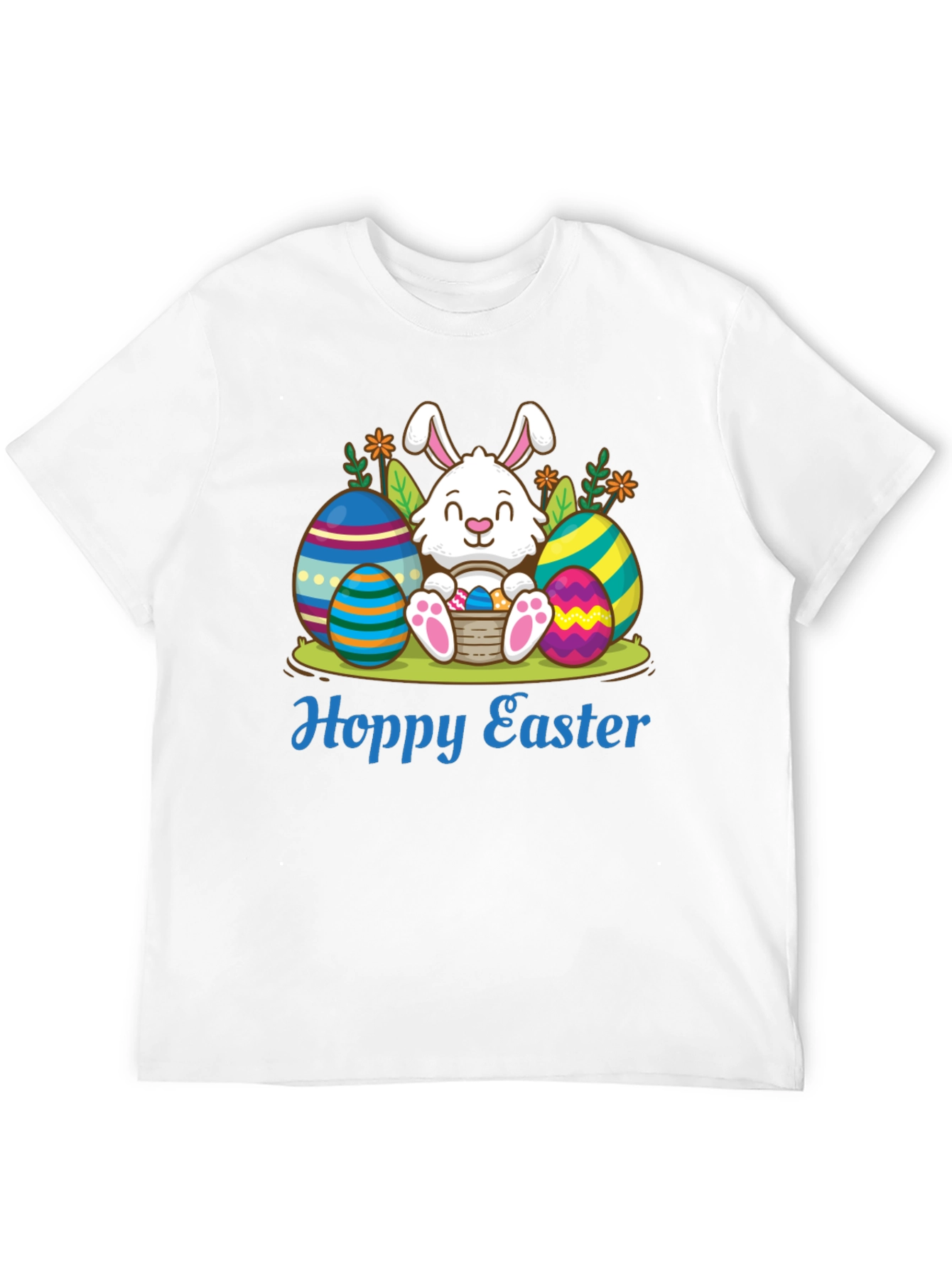 Hoppy Easter Bunny T-Shirt - Cute Holiday Tee