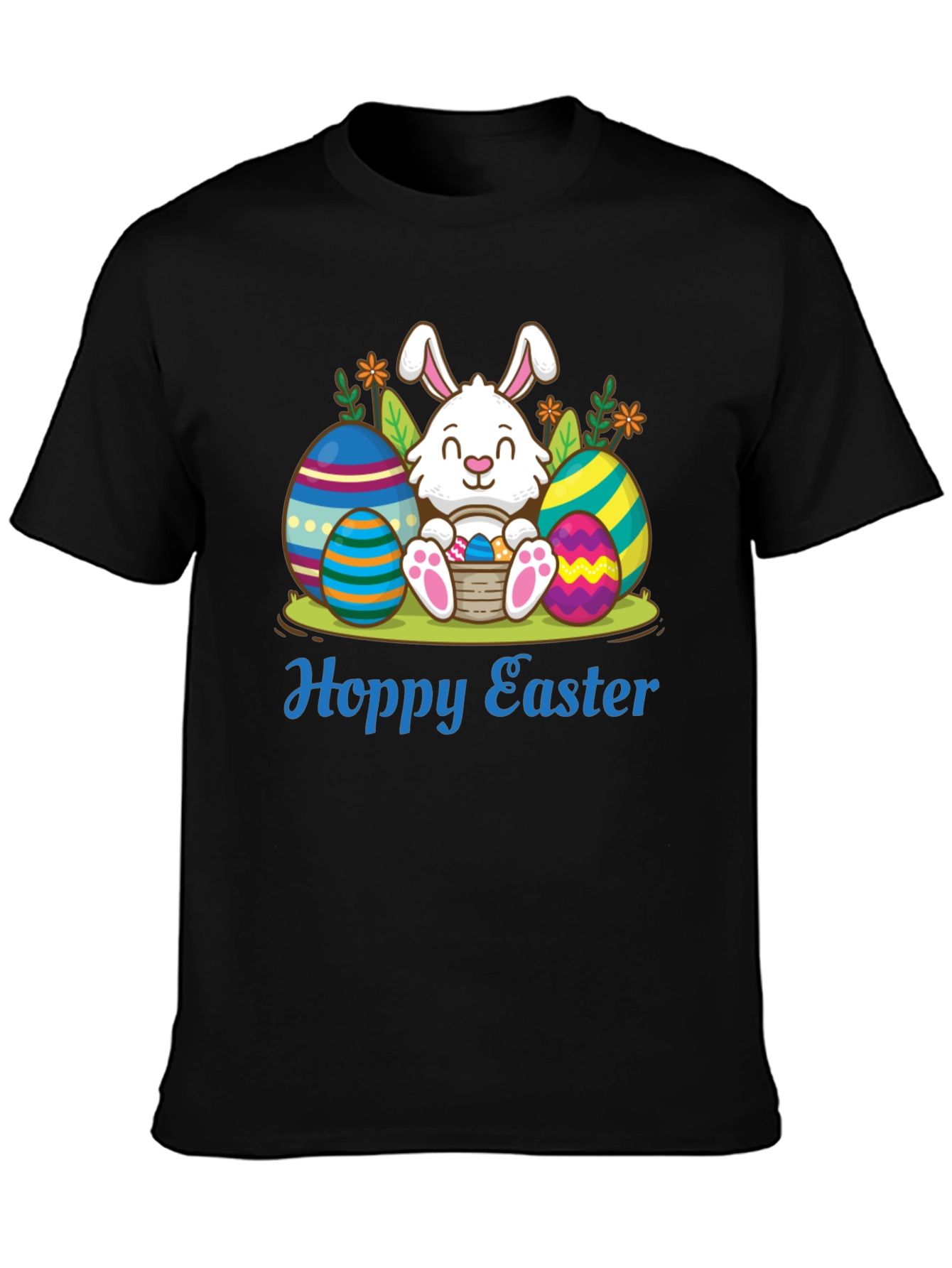 Hoppy Easter Bunny T-Shirt - Cute Holiday Tee