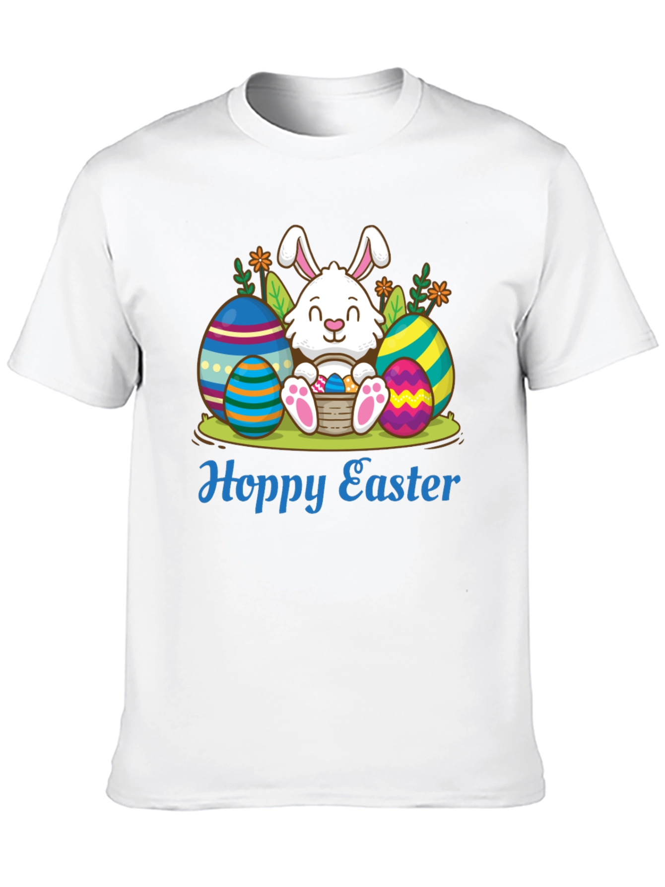Hoppy Easter Bunny T-Shirt - Cute Holiday Tee