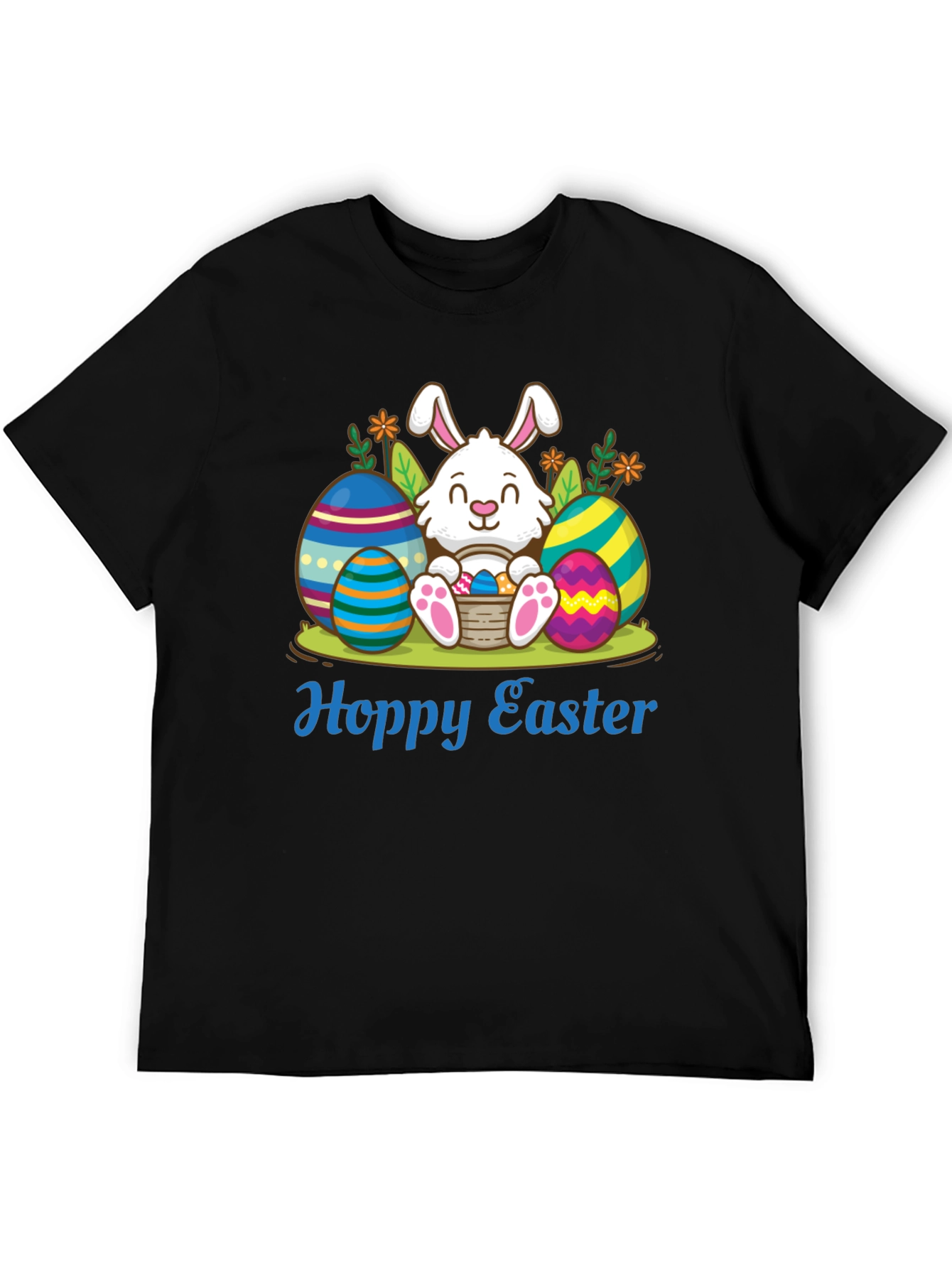 Hoppy Easter Bunny T-Shirt - Cute Holiday Tee