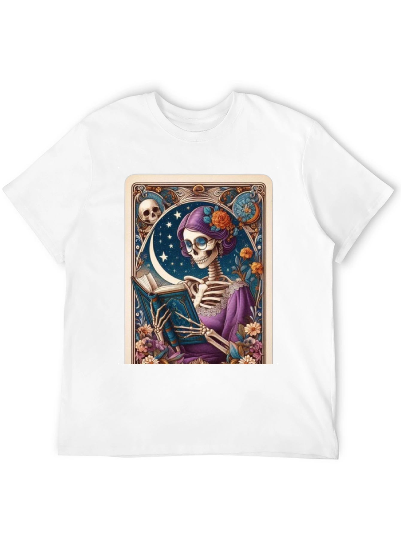 Skeleton Reader Graphic Tee