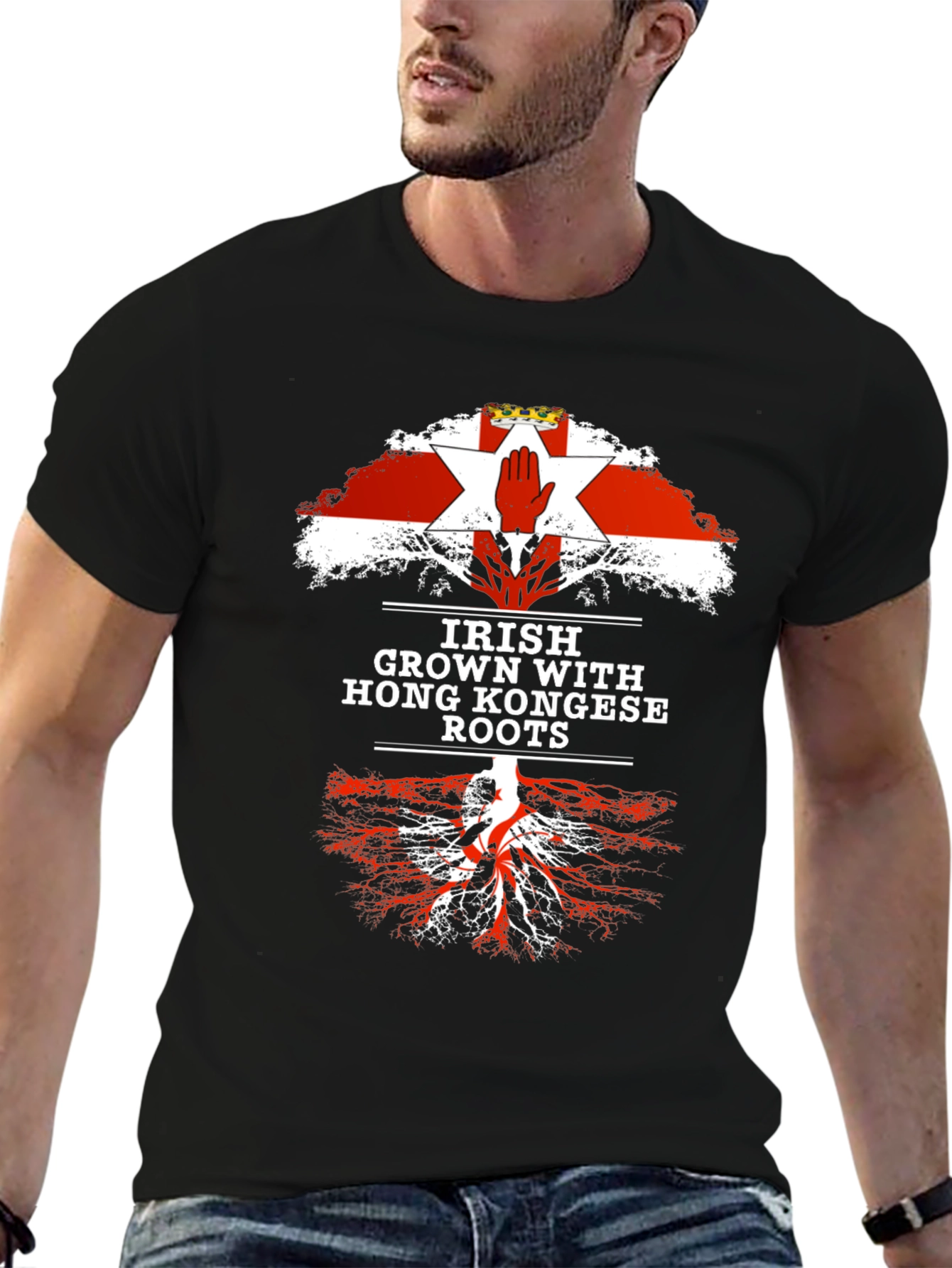 Irish Grown with Hong Kong Roots T-Shirt