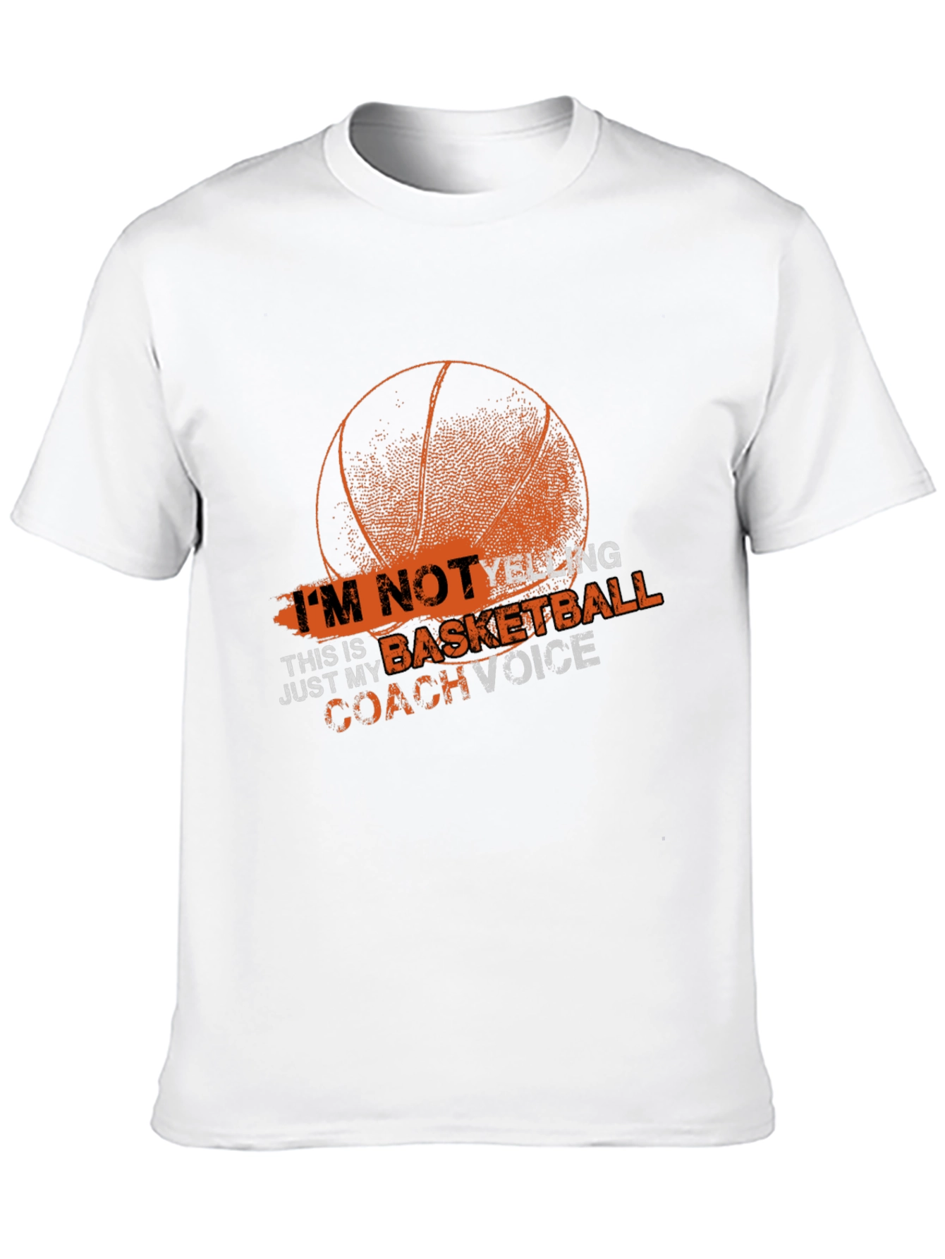 Basketball Coach Tee: Im Not Yelling!