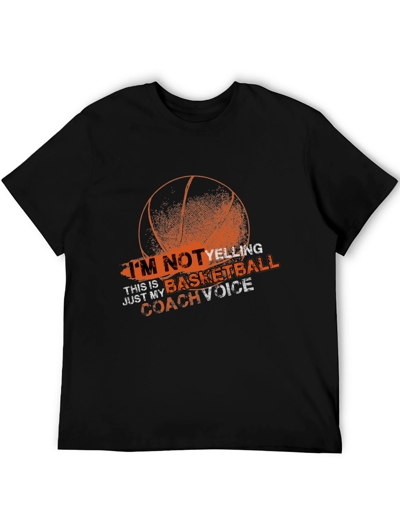 Basketball Coach Tee: Im Not Yelling!