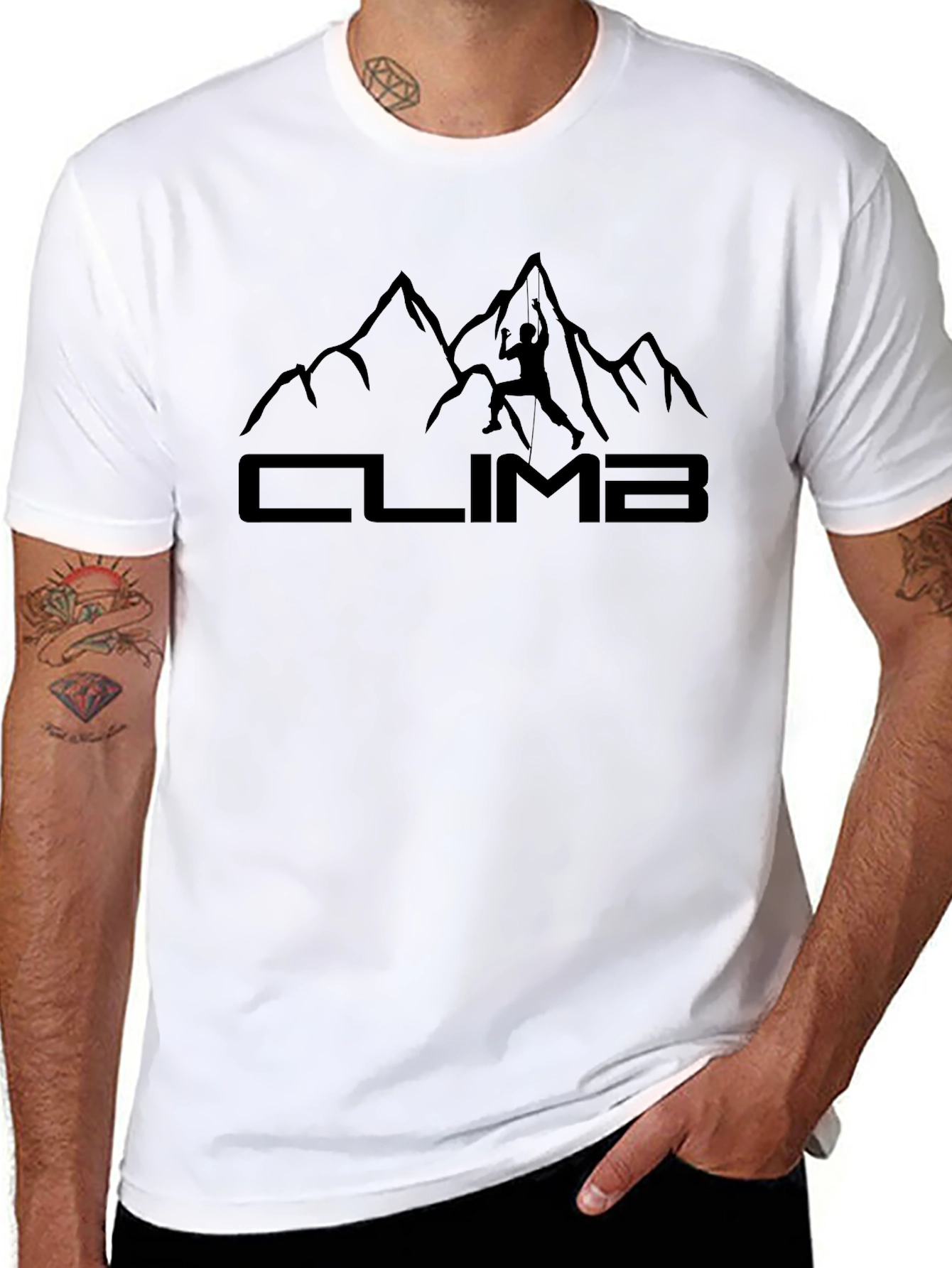 Climb Graphic Tee - Mountain Adventure