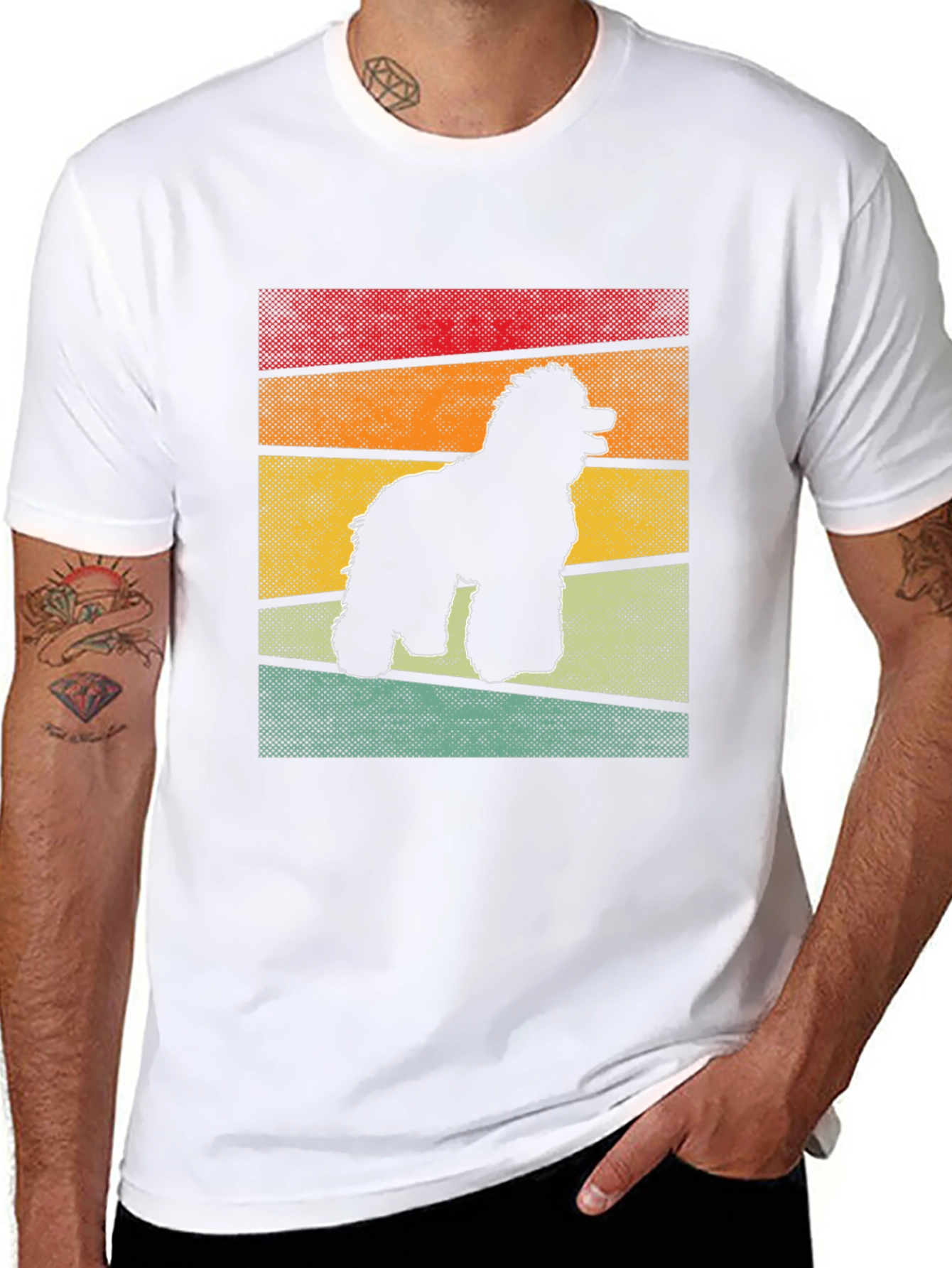 Retro Dog Silhouette T-Shirt