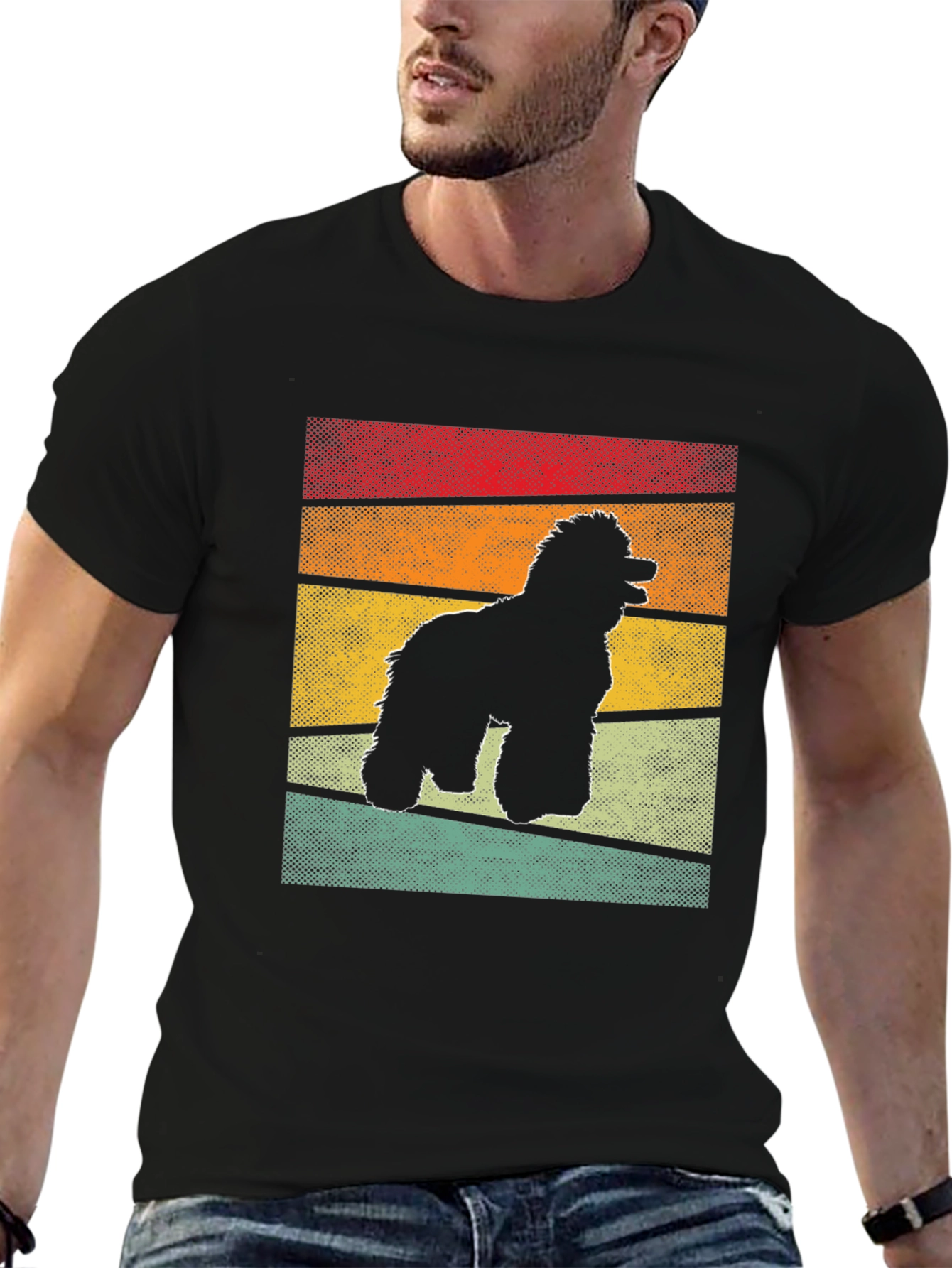 Retro Dog Silhouette T-Shirt