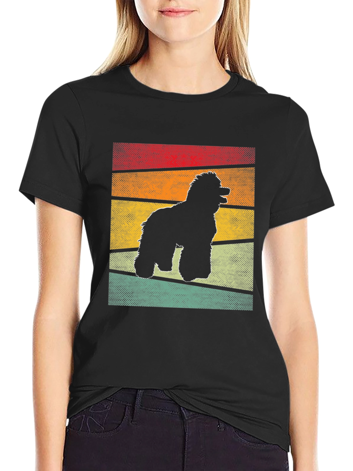Retro Dog Silhouette T-Shirt