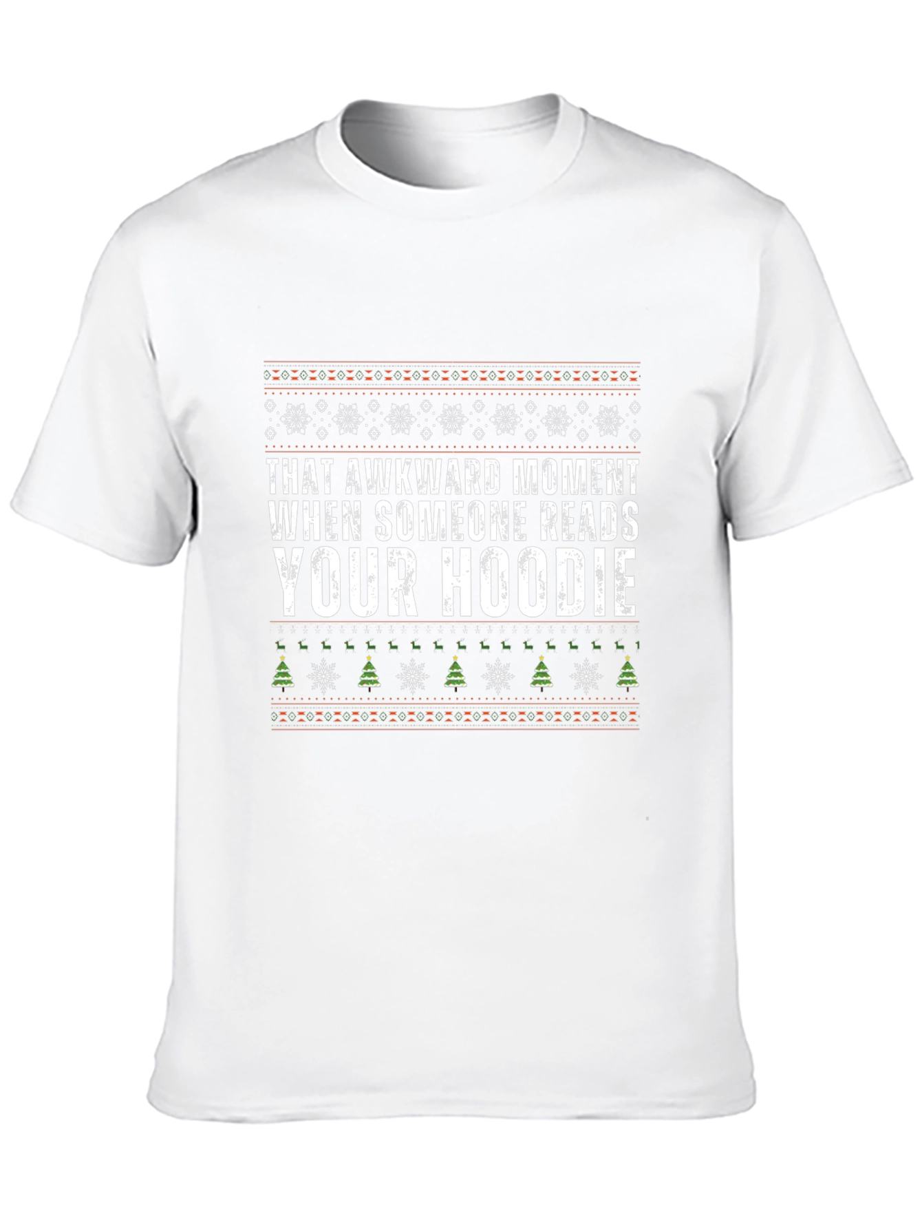 Awkward Moment Graphic Tee - Holiday Humor T-Shirt