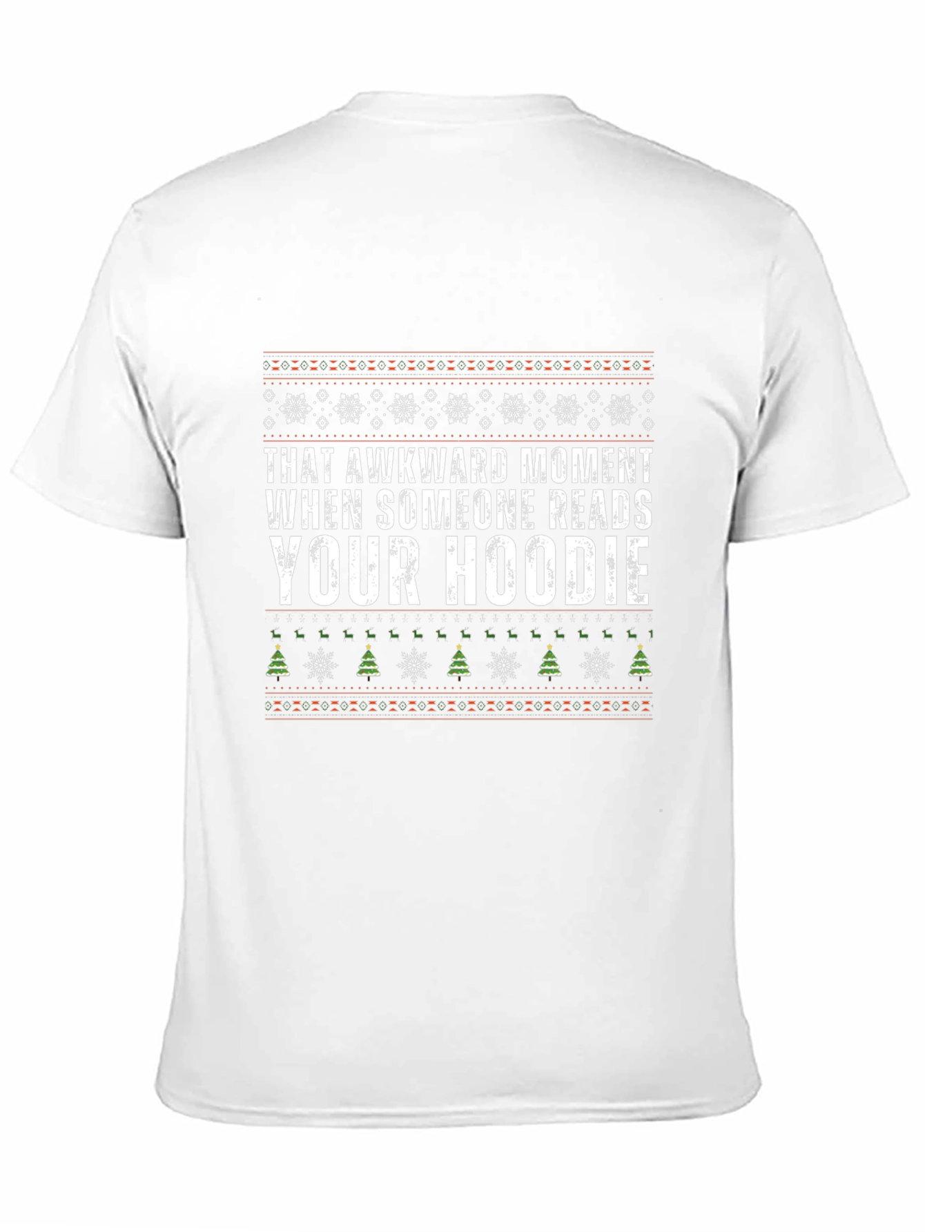 Awkward Moment Graphic Tee - Holiday Humor T-Shirt