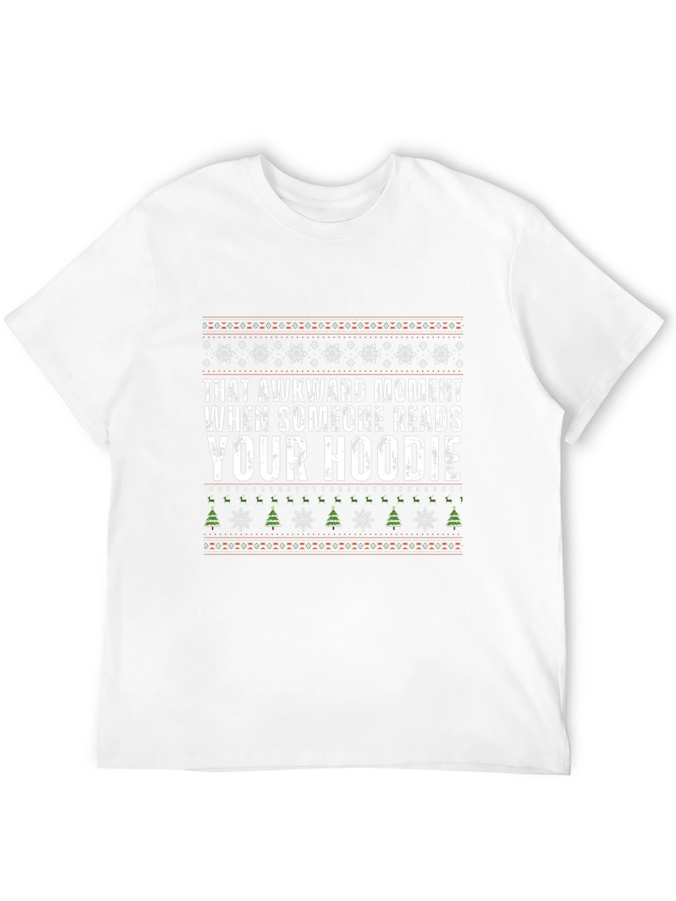 Awkward Moment Graphic Tee - Holiday Humor T-Shirt