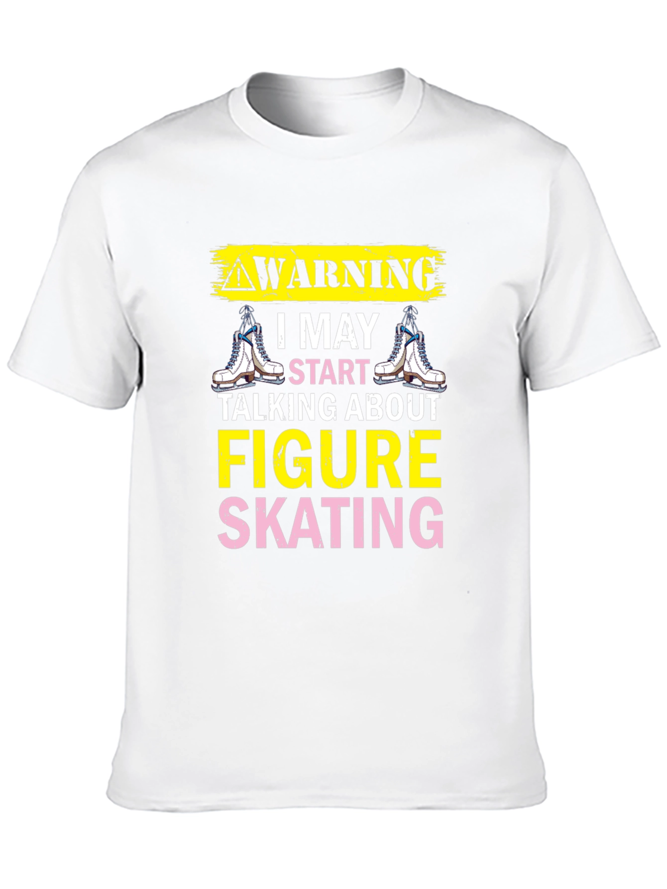 Figure Skating Warning T-Shirt - Ice Skating Tee