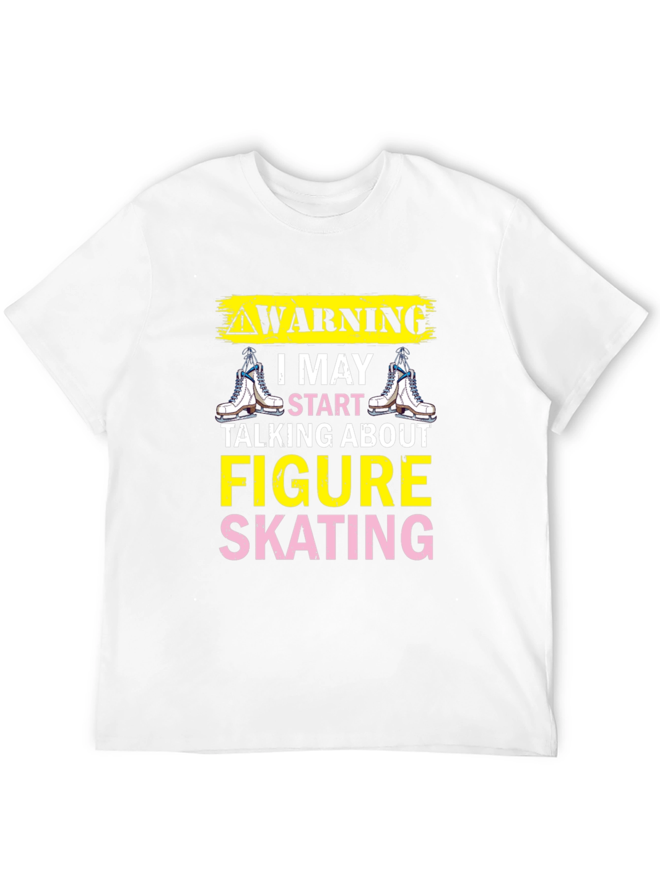 Figure Skating Warning T-Shirt - Ice Skating Tee