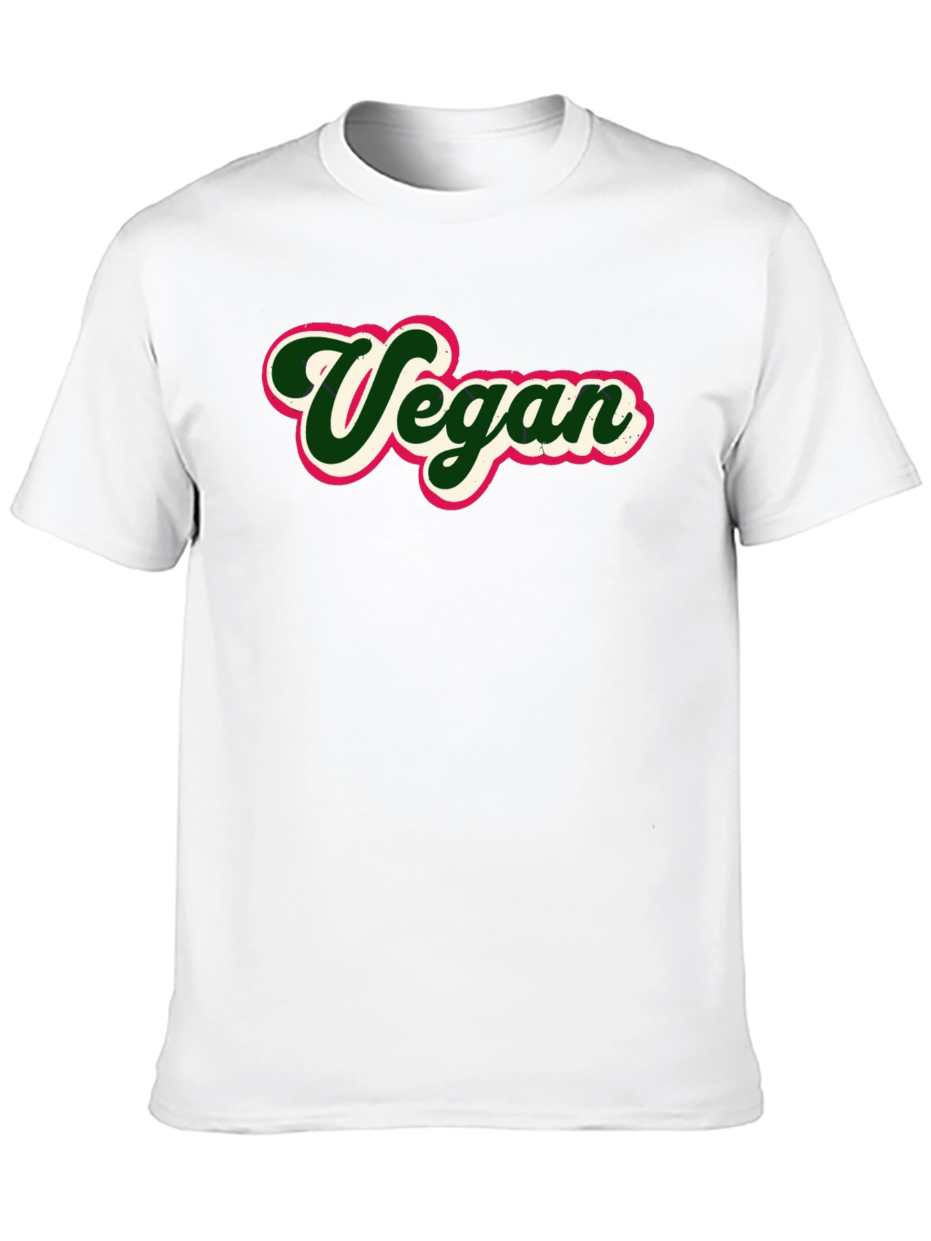 Vegan Graphic Tee - Stylish Black T-Shirt