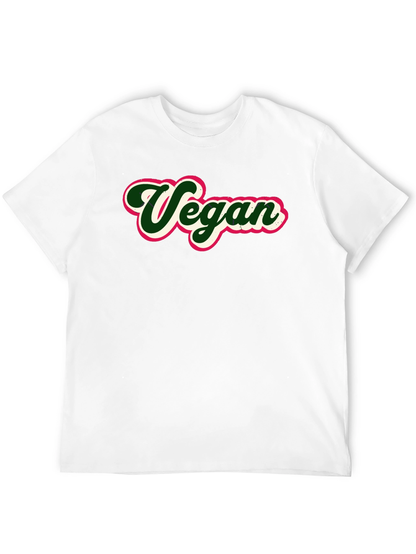 Vegan Graphic Tee - Stylish Black T-Shirt