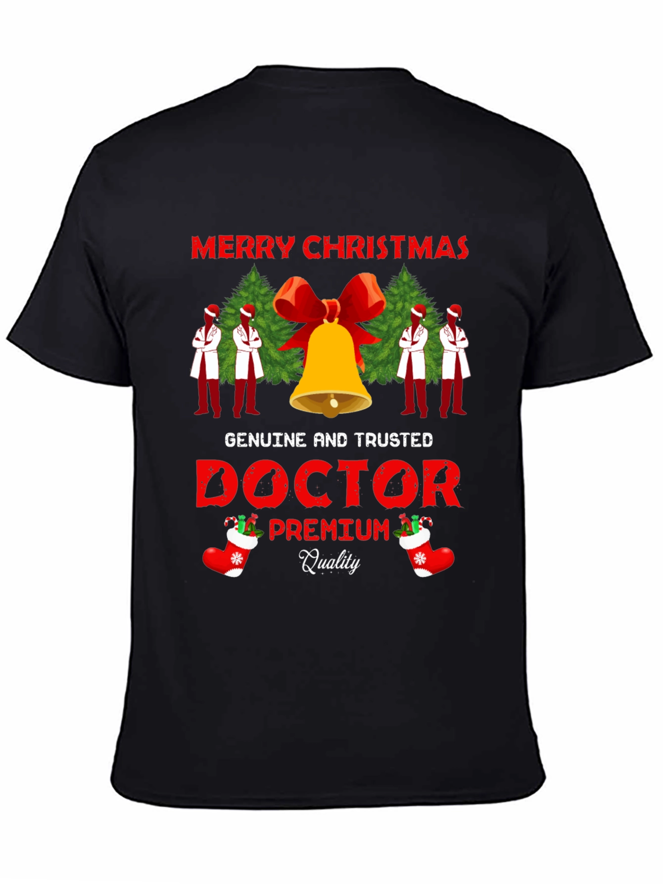 Merry Christmas Doctor Premium Quality T-Shirt