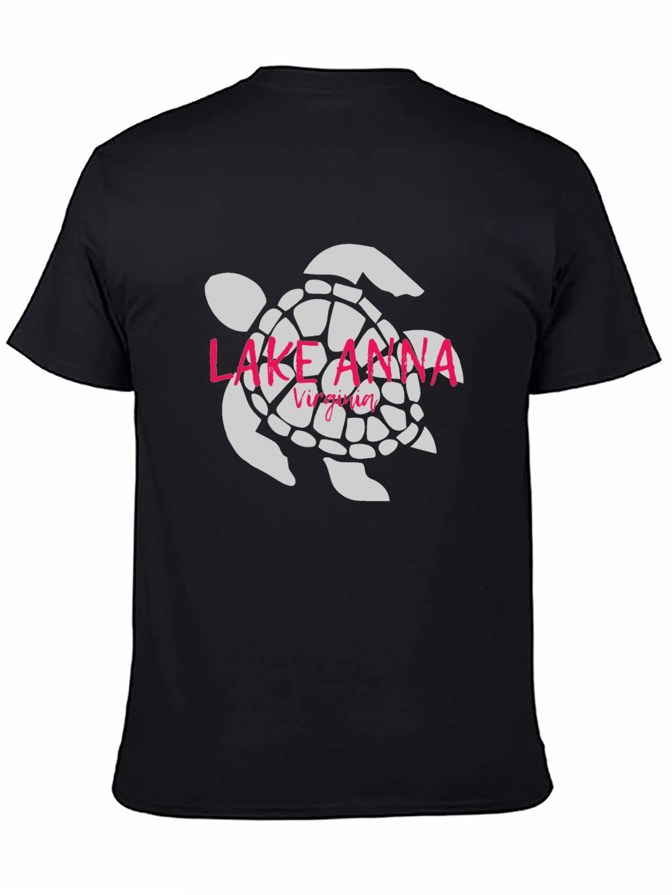 Lake Anna Virginia Turtle Graphic Tee - Black
