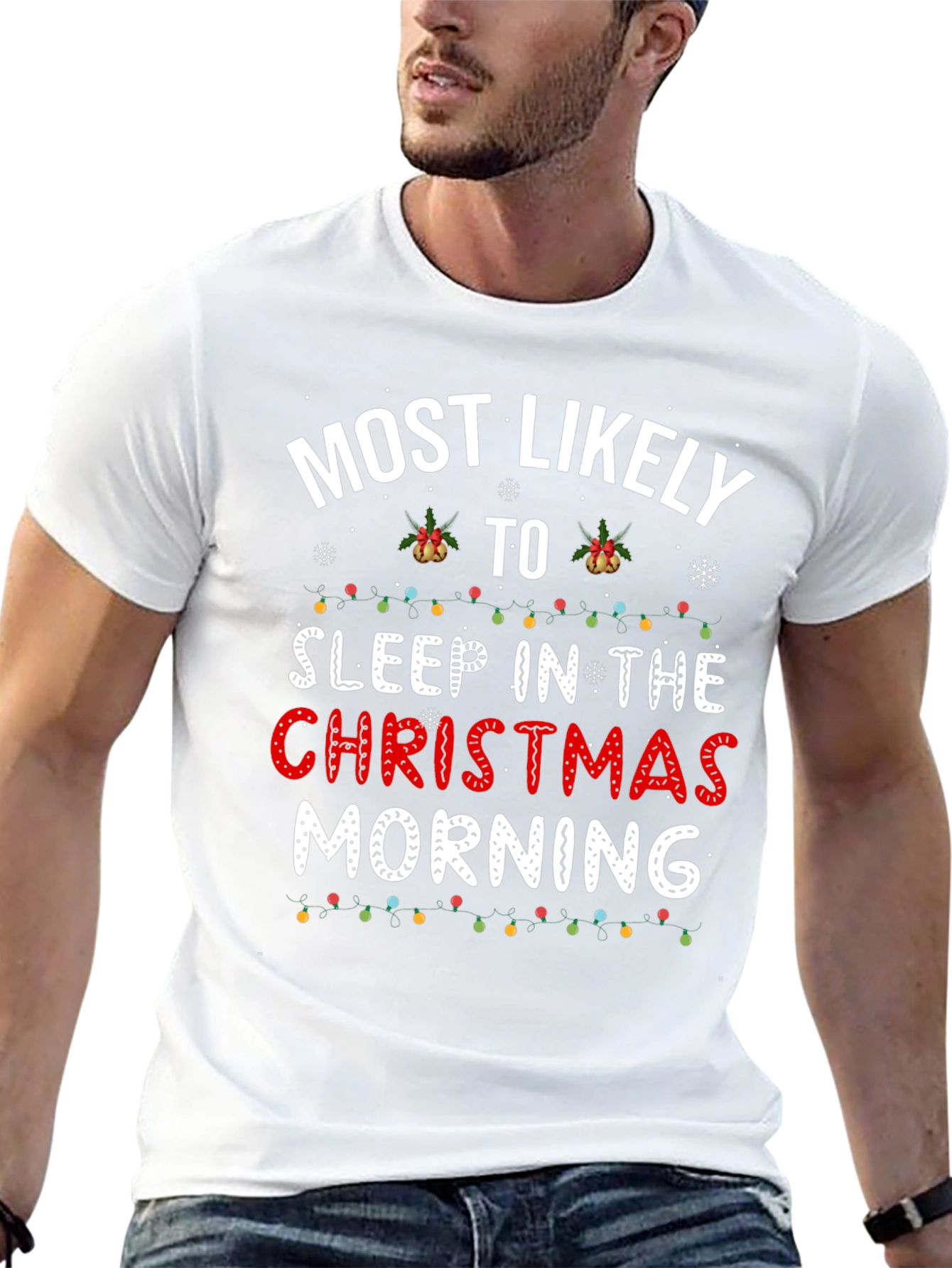 Funny Christmas Morning Sleep T-Shirt