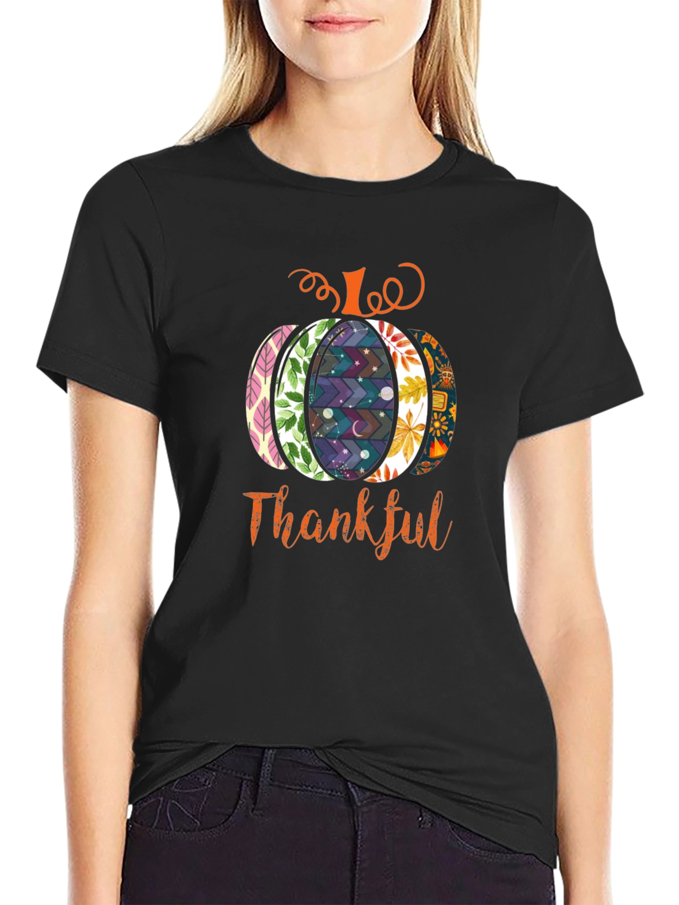 Thankful Pumpkin Graphic Tee