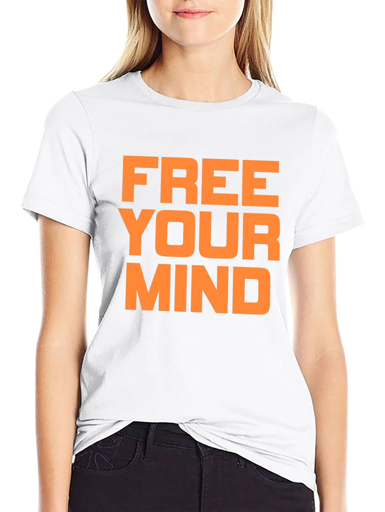 Free Your Mind Graphic Tee - Unisex Black T-Shirt