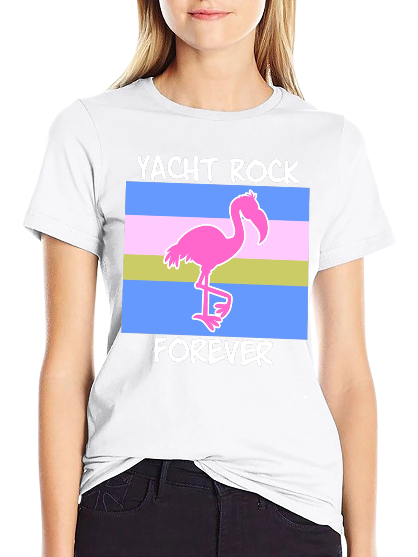 Yacht Rock Forever Flamingo T-Shirt