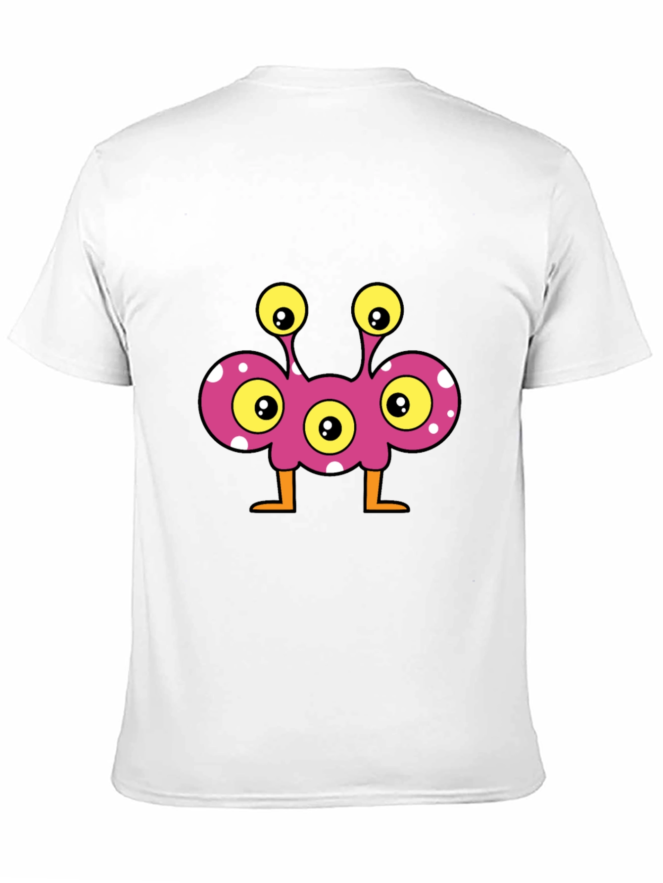 Fun Monster Graphic Tee - Black Cotton T-Shirt