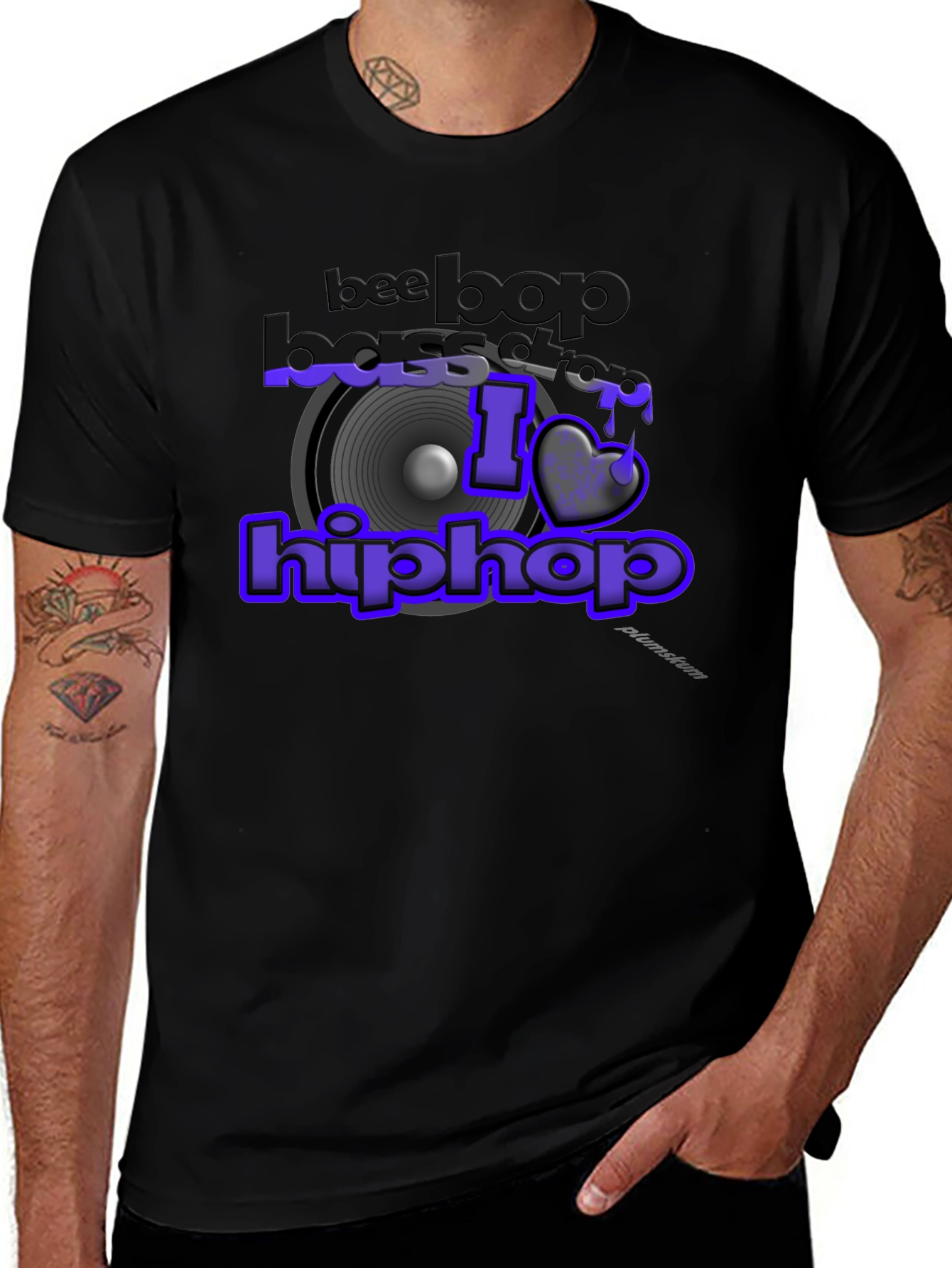 I Love Hip Hop Graphic T-Shirt