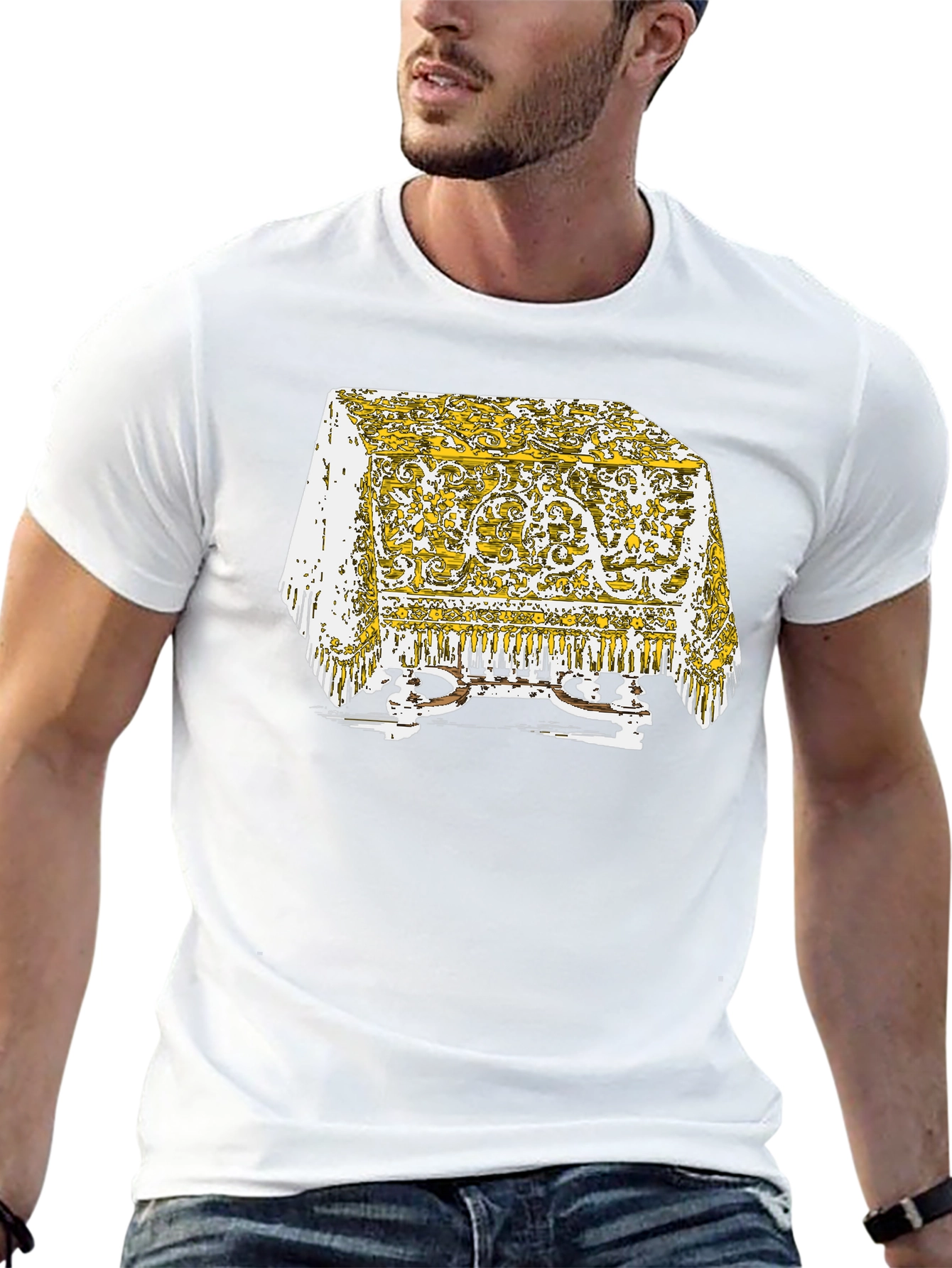 Ornate Table T-Shirt - Unique Graphic Tee